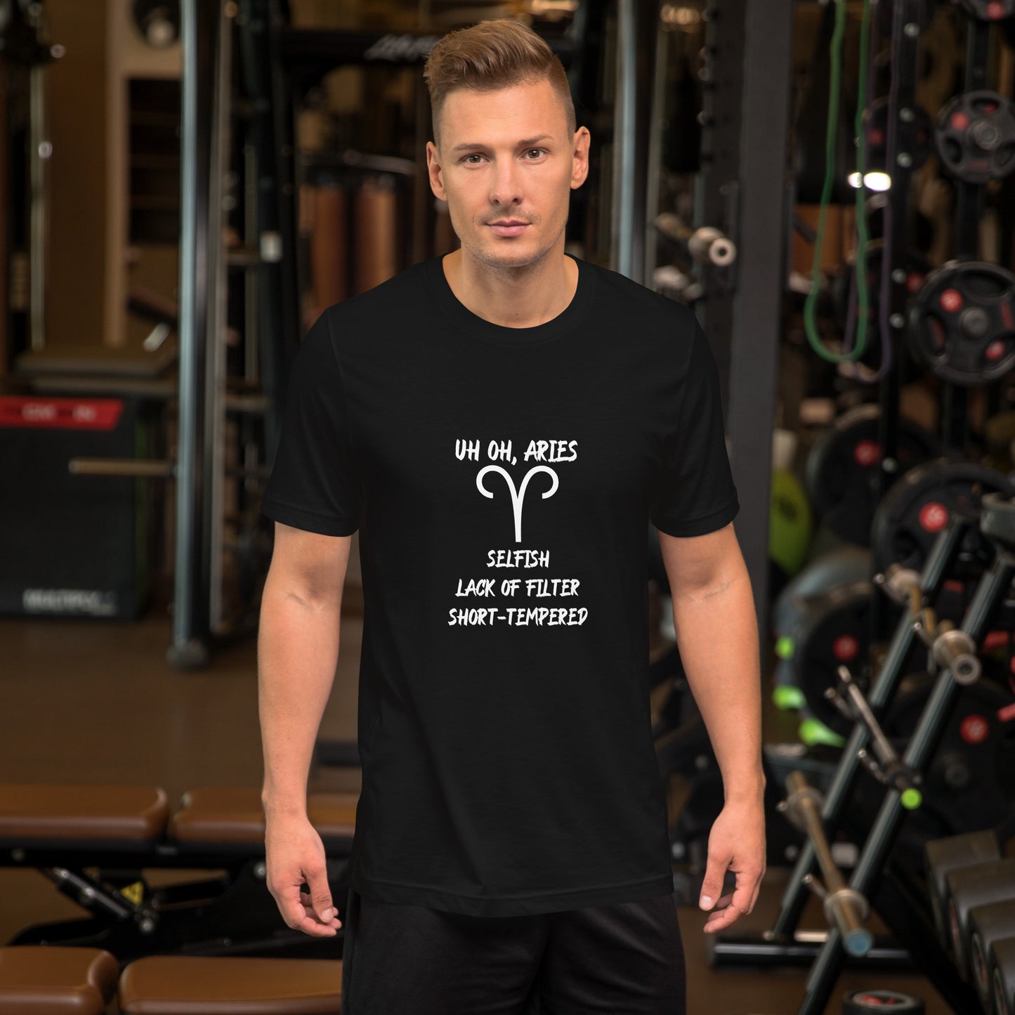 “Uh Oh, Aries” Unisex T-Shirt