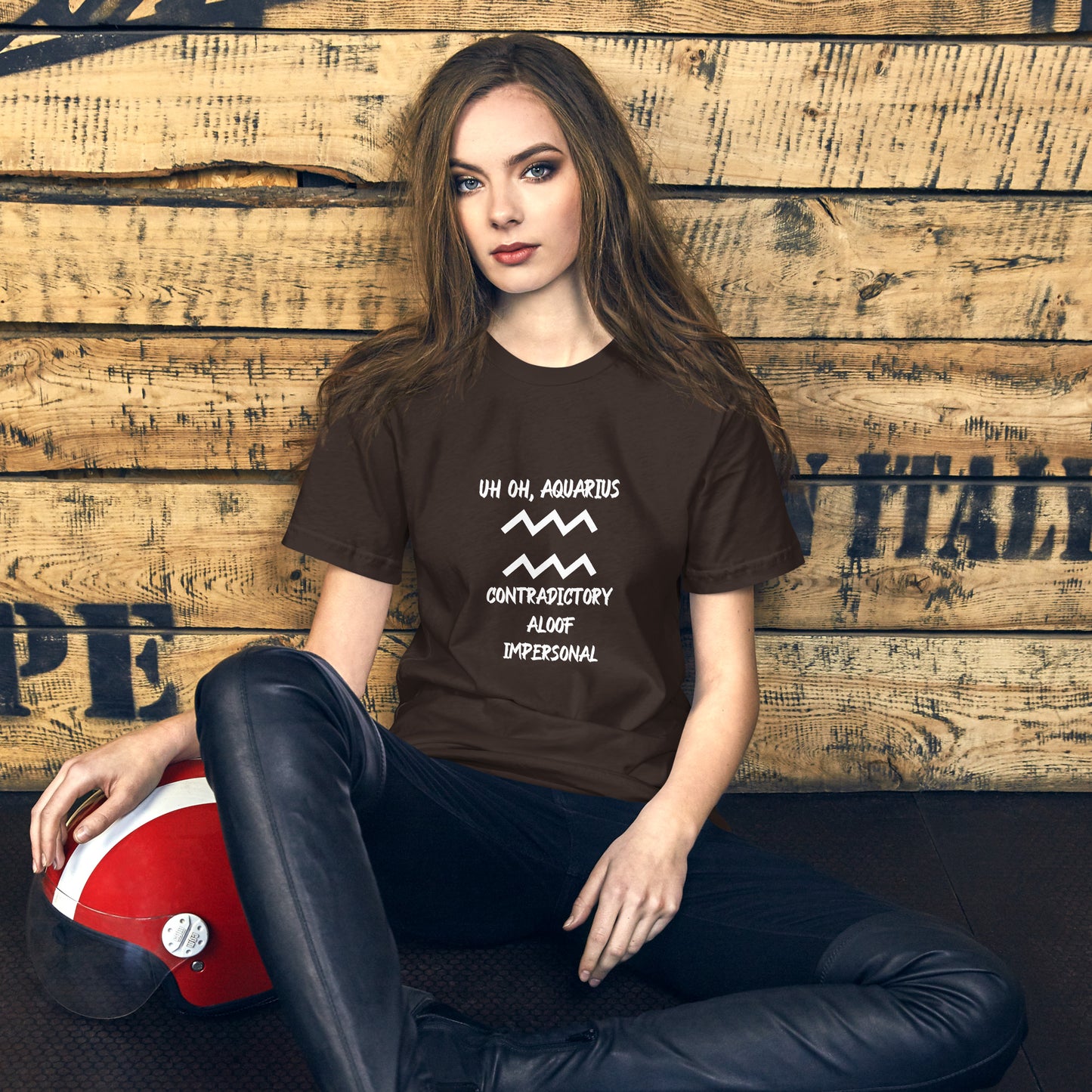 “Uh Oh, Aquarius” Unisex T-Shirt