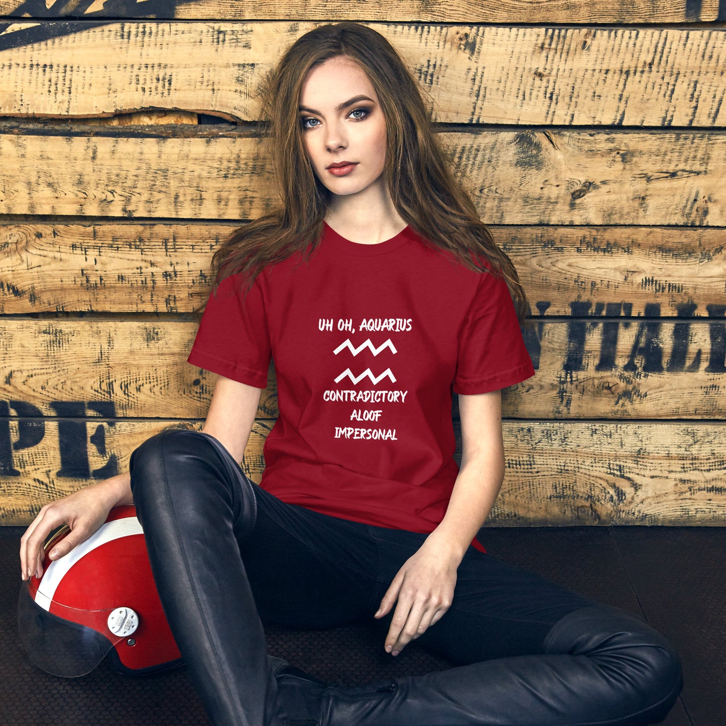 “Uh Oh, Aquarius” Unisex T-Shirt