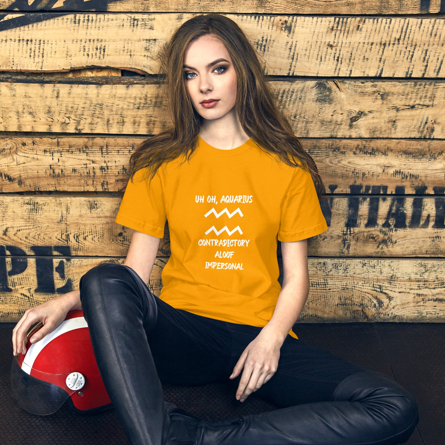 “Uh Oh, Aquarius” Unisex T-Shirt
