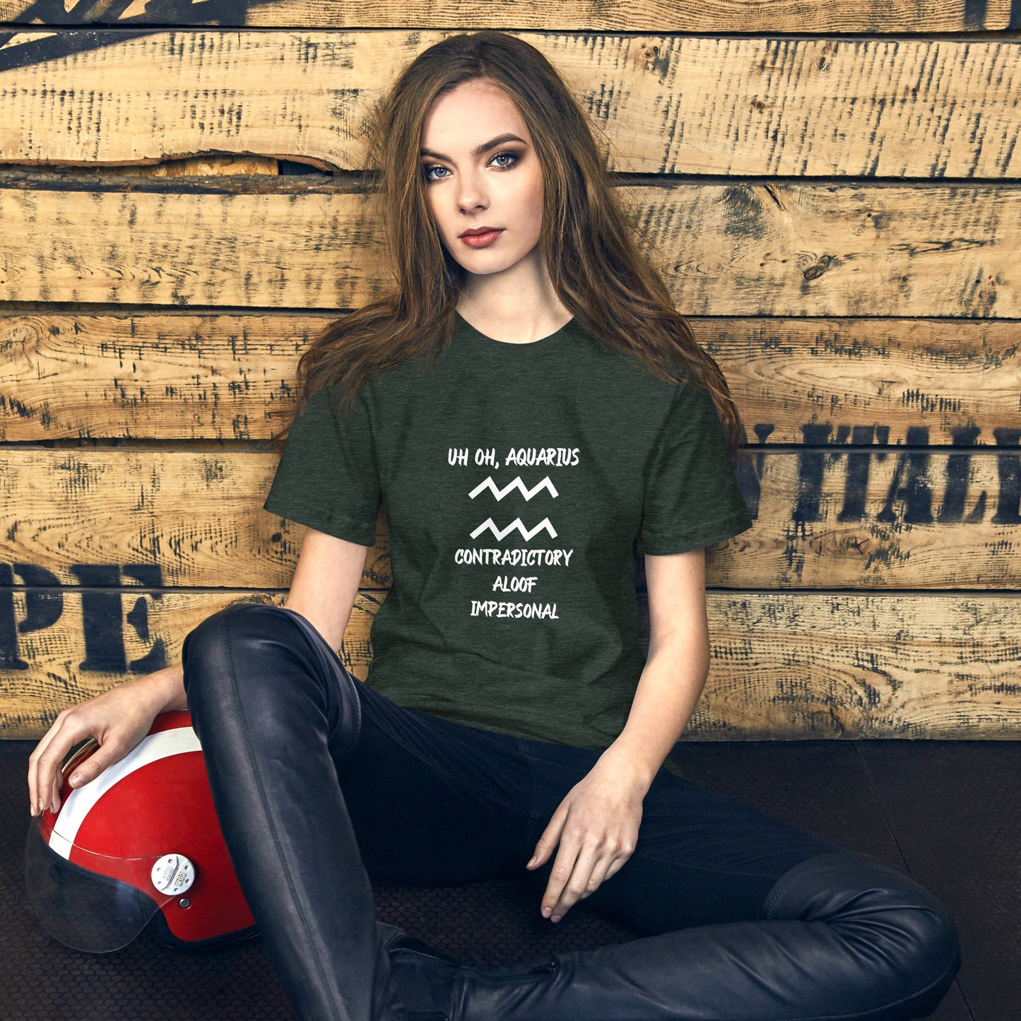 “Uh Oh, Aquarius” Unisex T-Shirt