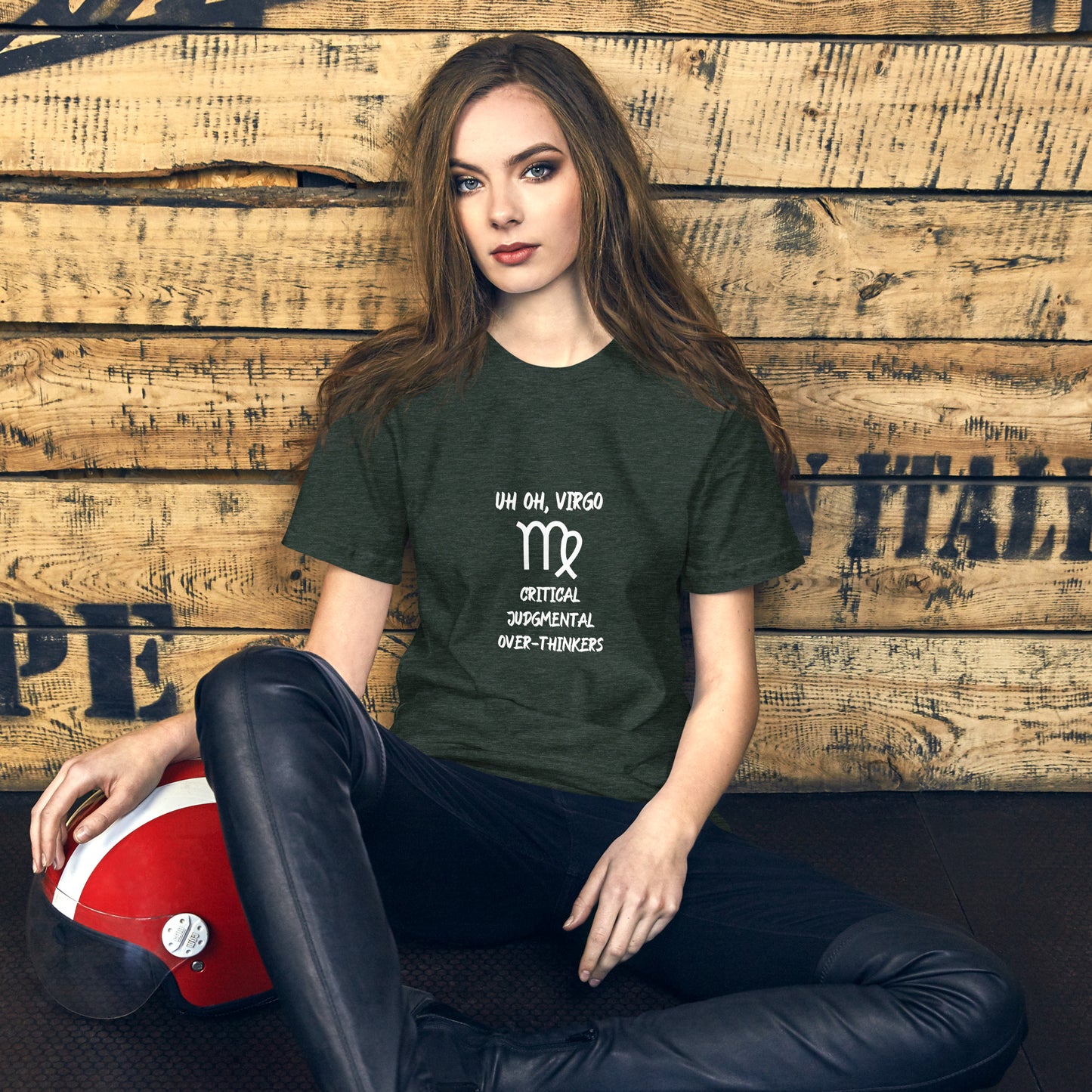 “Uh Oh, Virgo” Unisex T-Shirt