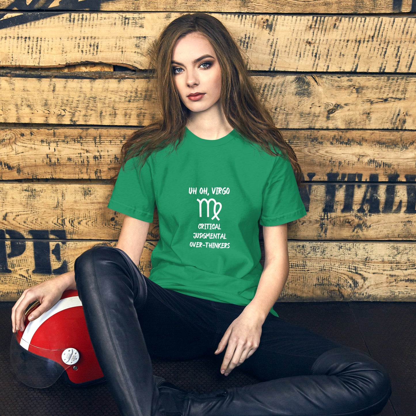 “Uh Oh, Virgo” Unisex T-Shirt