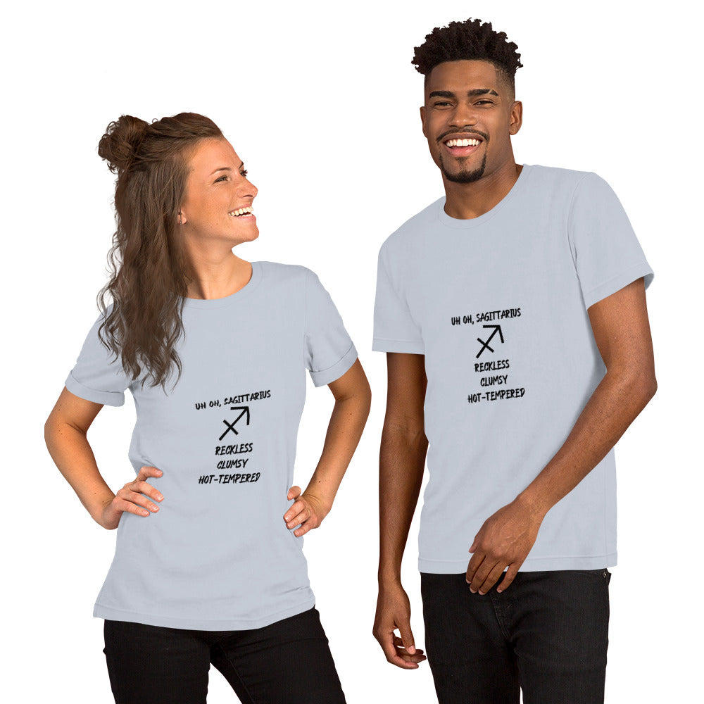 “Uh Oh, Sagittarius” Unisex T-Shirt