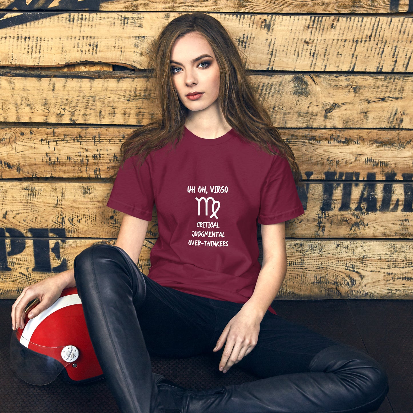 “Uh Oh, Virgo” Unisex T-Shirt