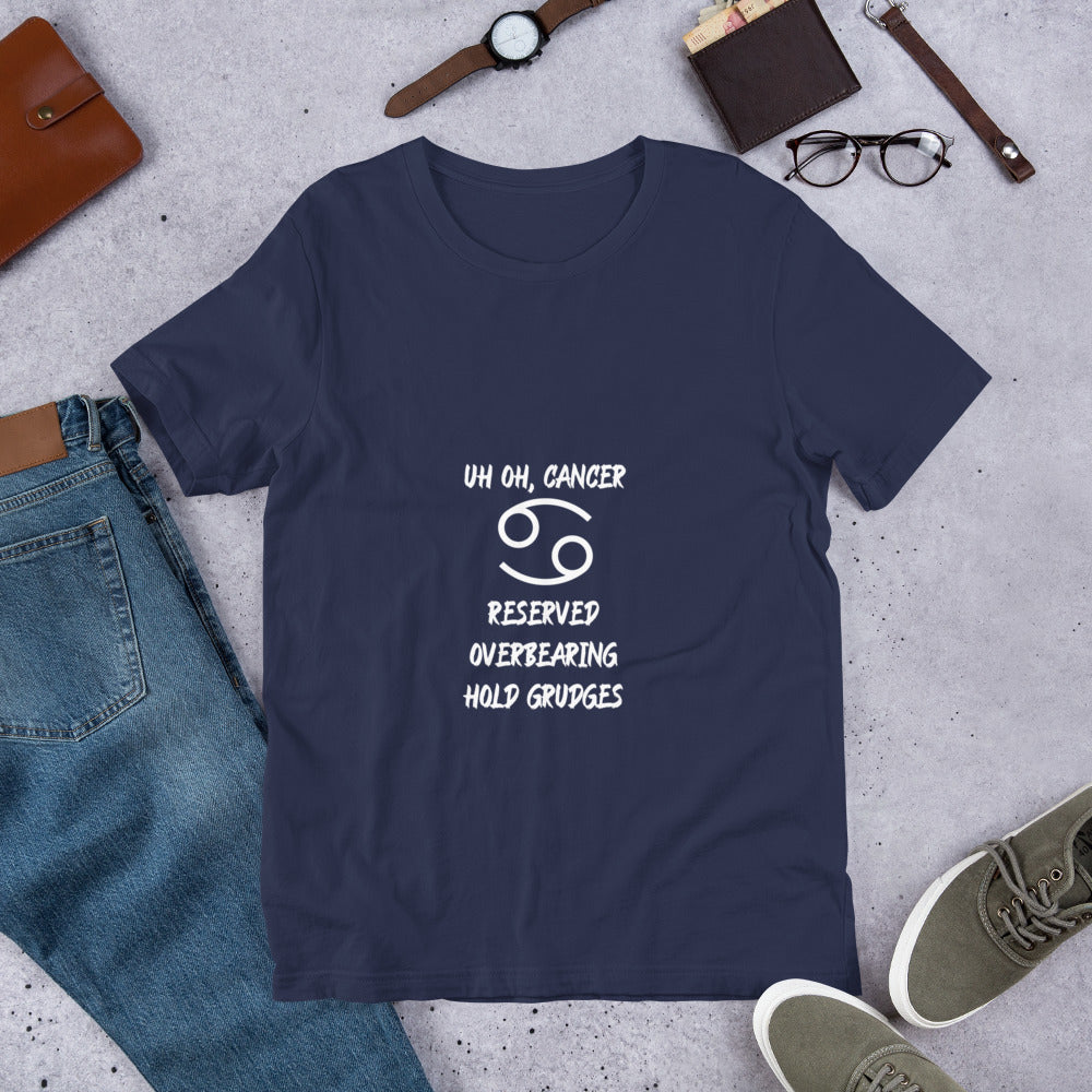 “Uh Oh, Cancer” Unisex T-Shirt