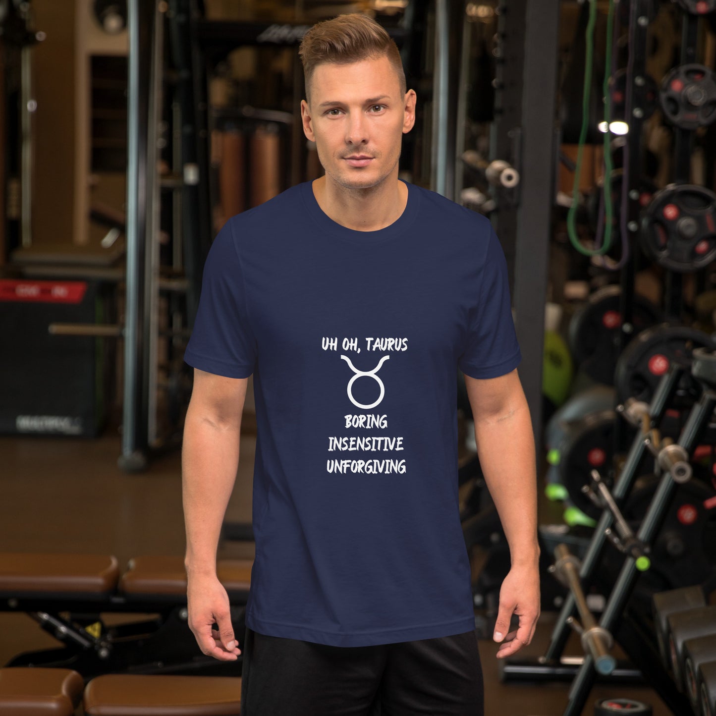“Uh Oh, Taurus” Unisex T-Shirt