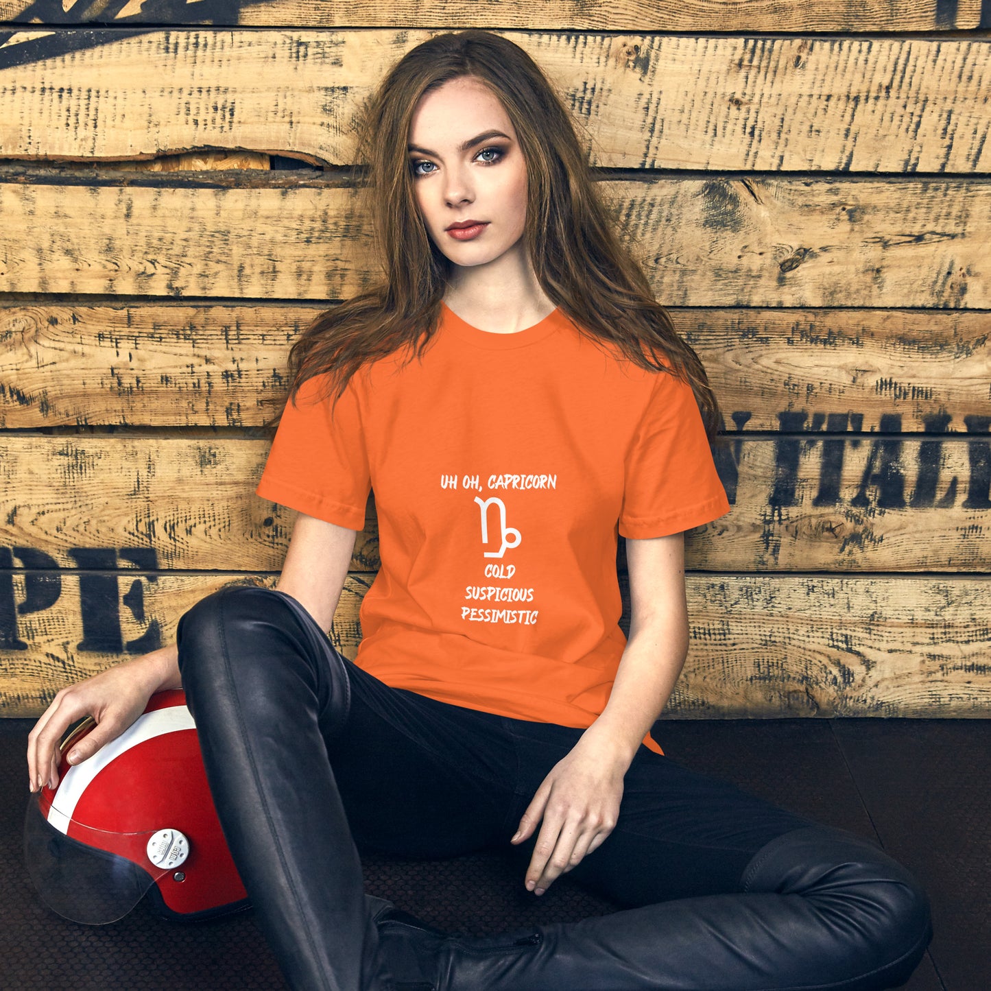 “Uh Oh, Capricorn” Unisex T-Shirt