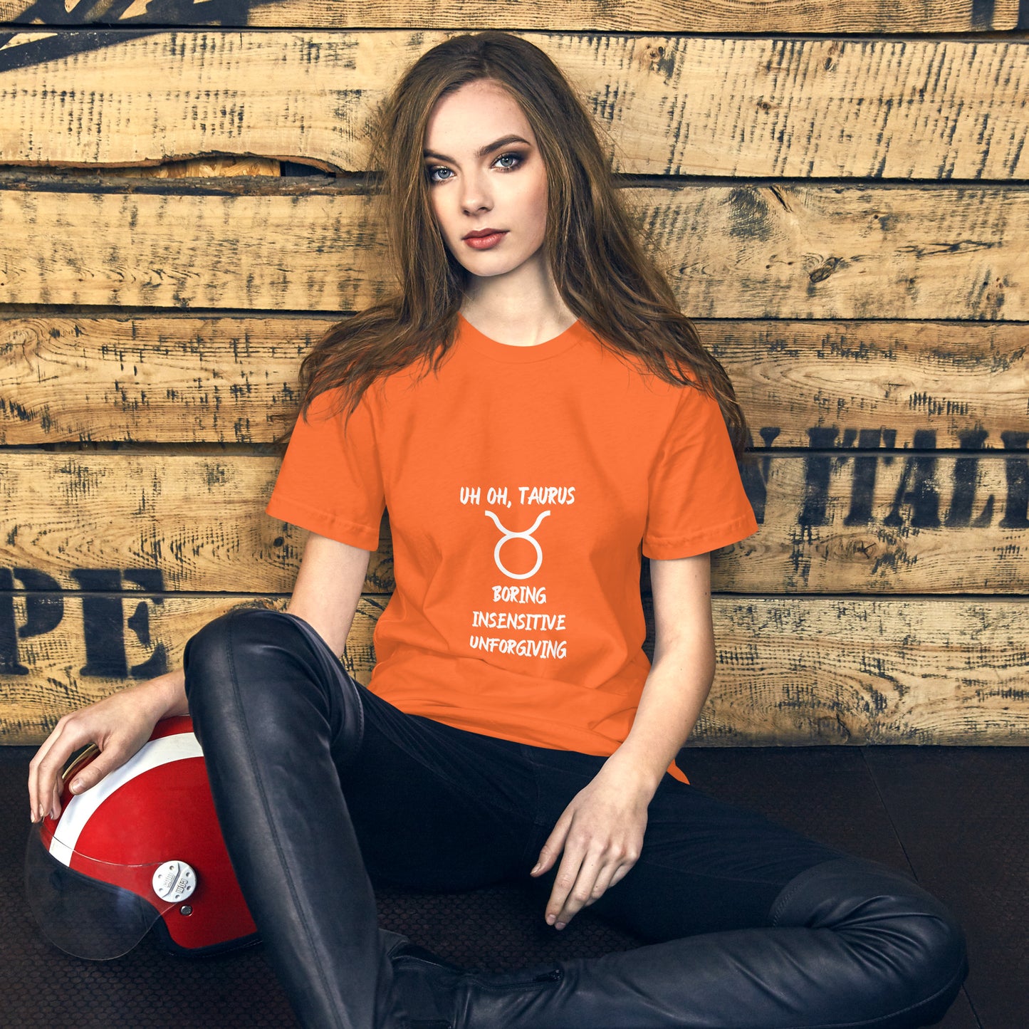“Uh Oh, Taurus” Unisex T-Shirt