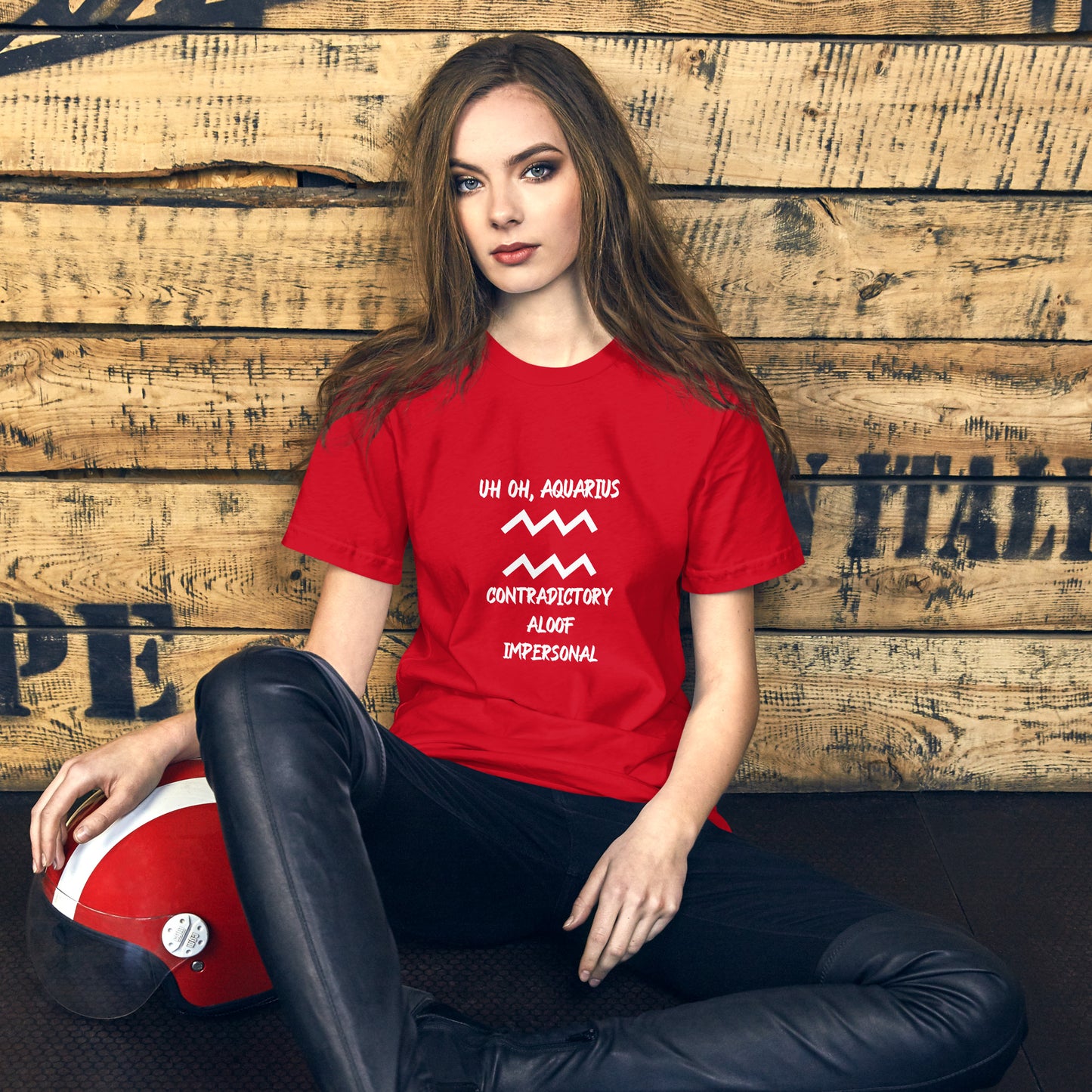 “Uh Oh, Aquarius” Unisex T-Shirt