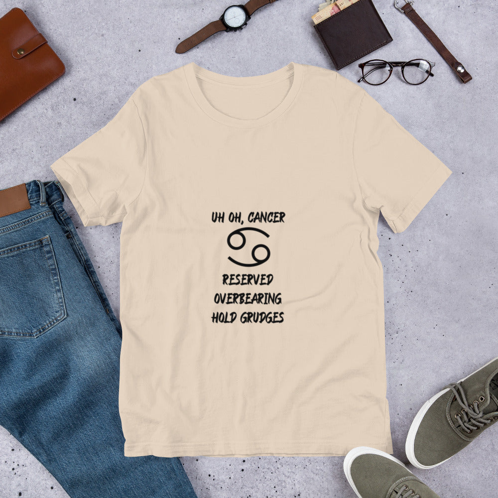 “Uh Oh, Cancer” Unisex T-Shirt