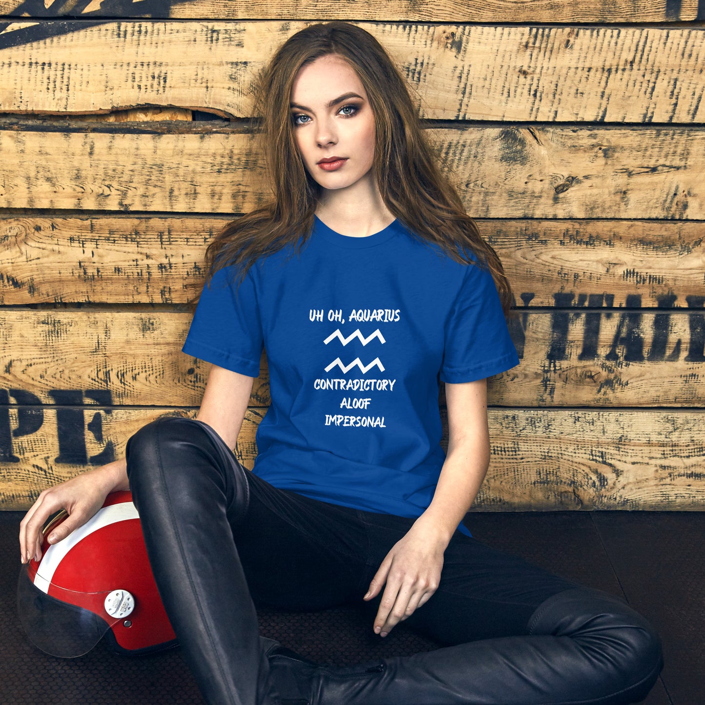 “Uh Oh, Aquarius” Unisex T-Shirt