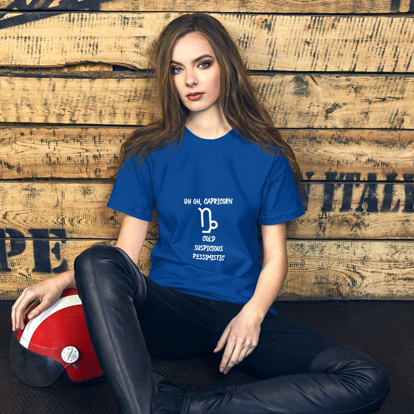 “Uh Oh, Capricorn” Unisex T-Shirt