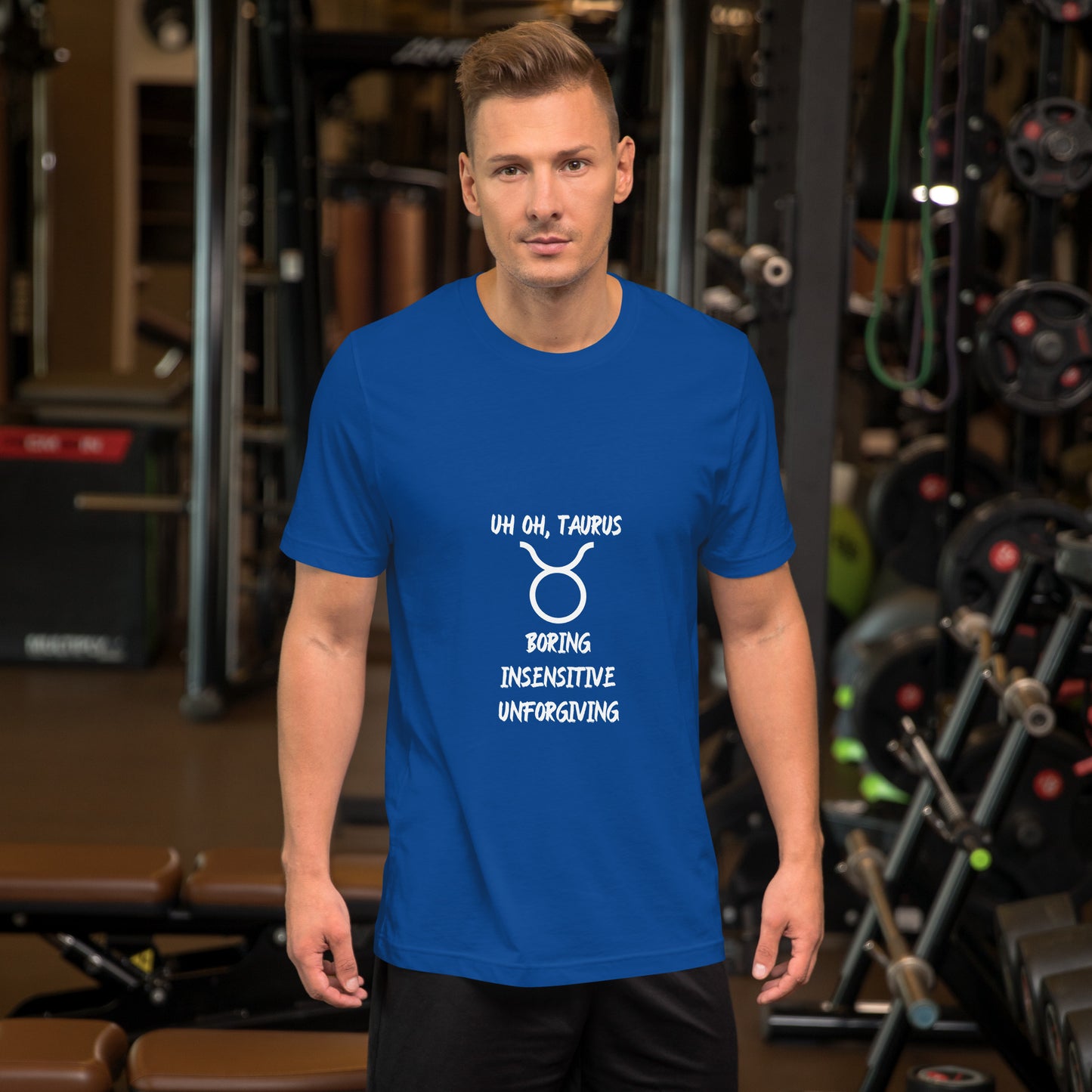 “Uh Oh, Taurus” Unisex T-Shirt