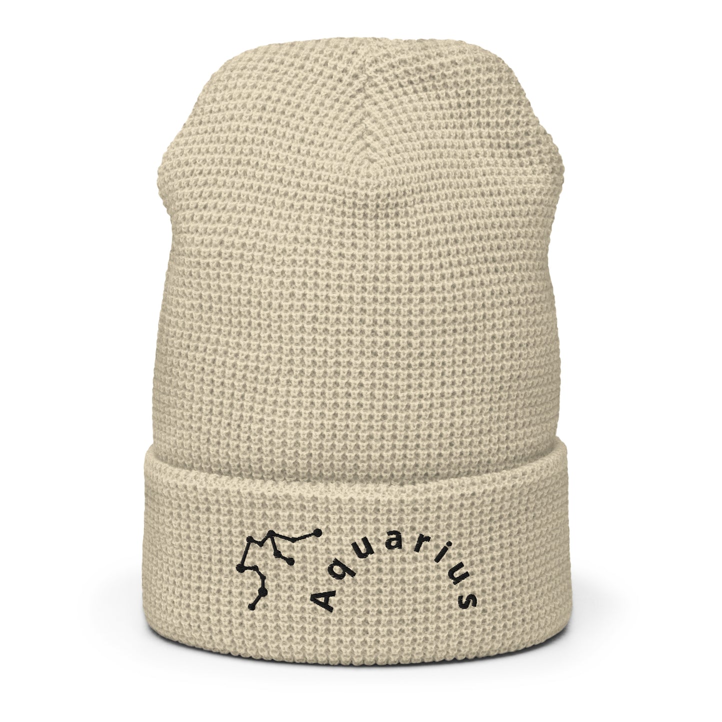 “Aquarius” Waffle Beanie