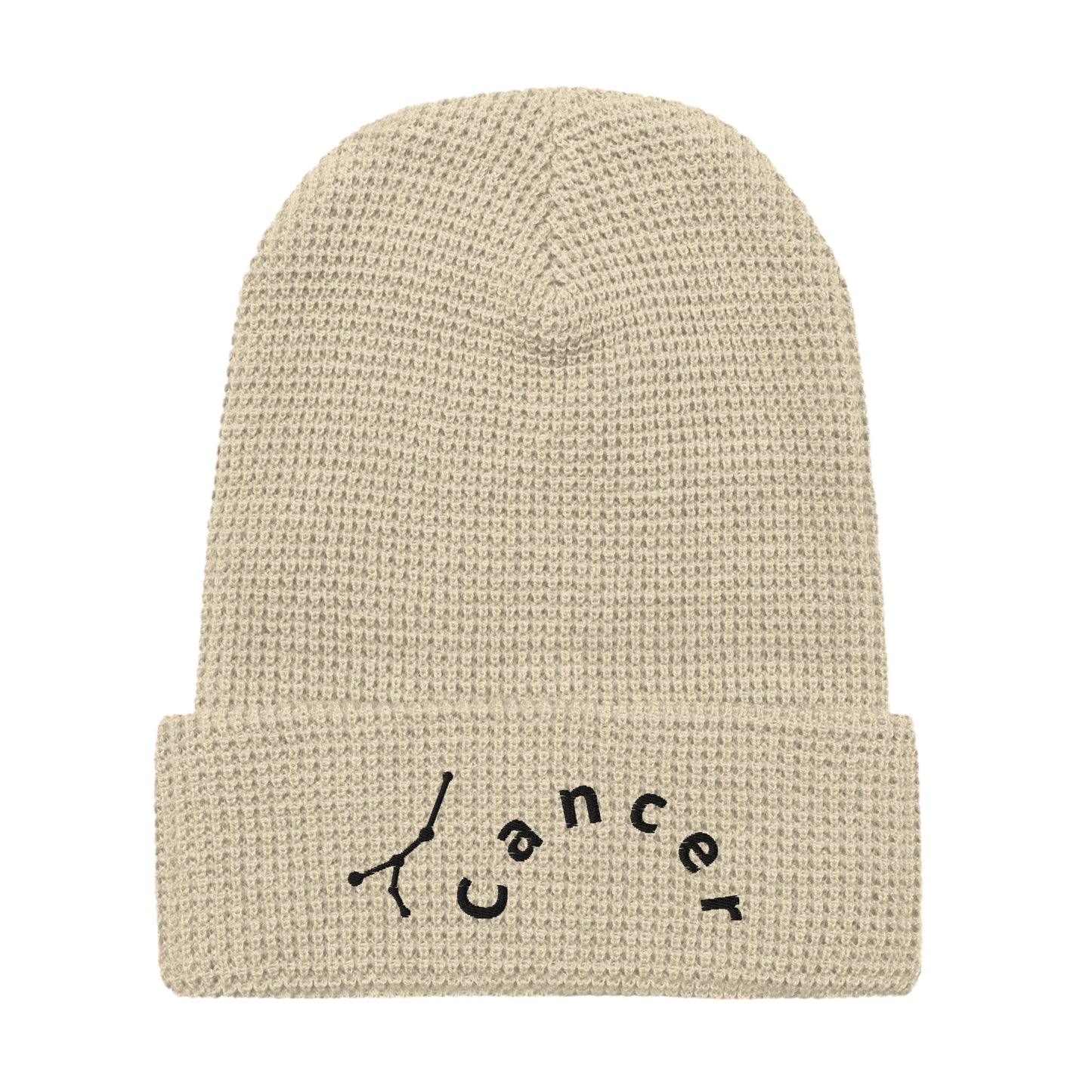 “Cancer” Waffle Beanie