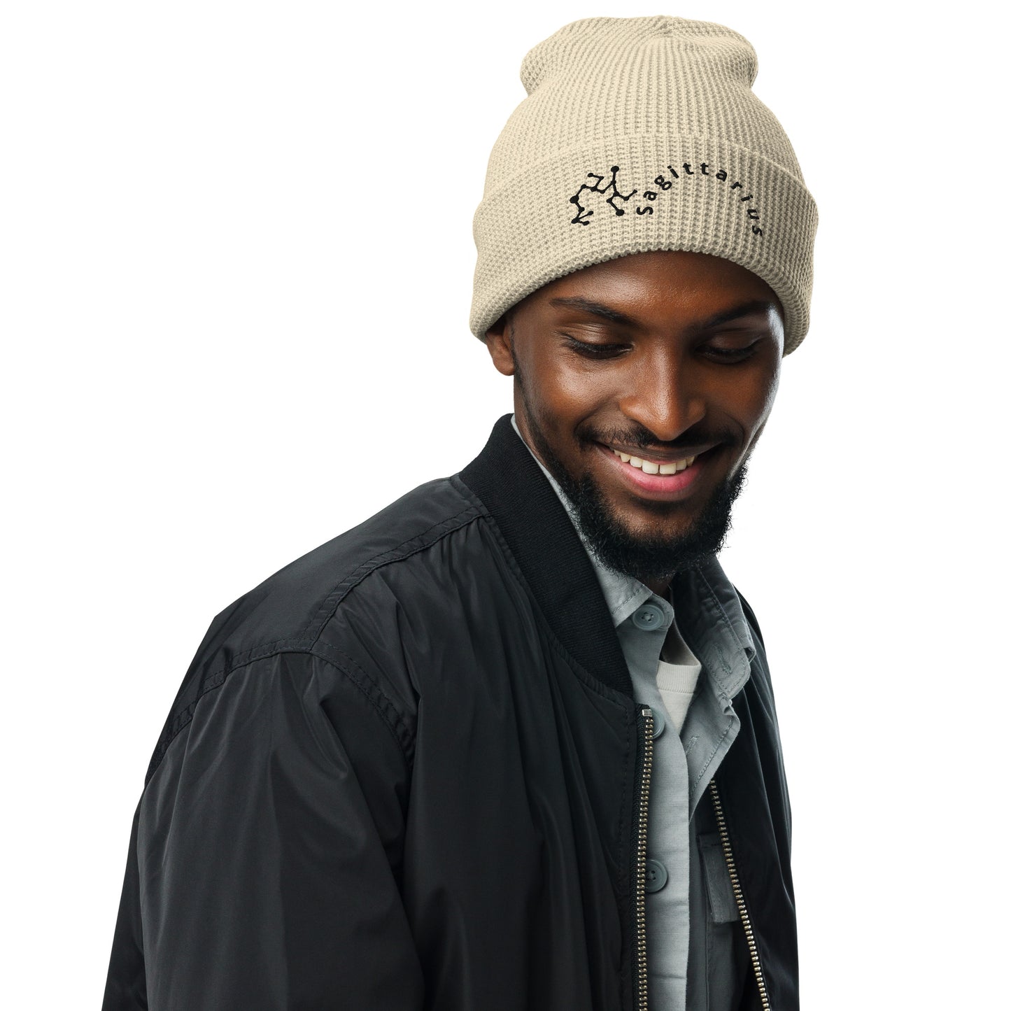 “Sagittarius” Waffle Beanie