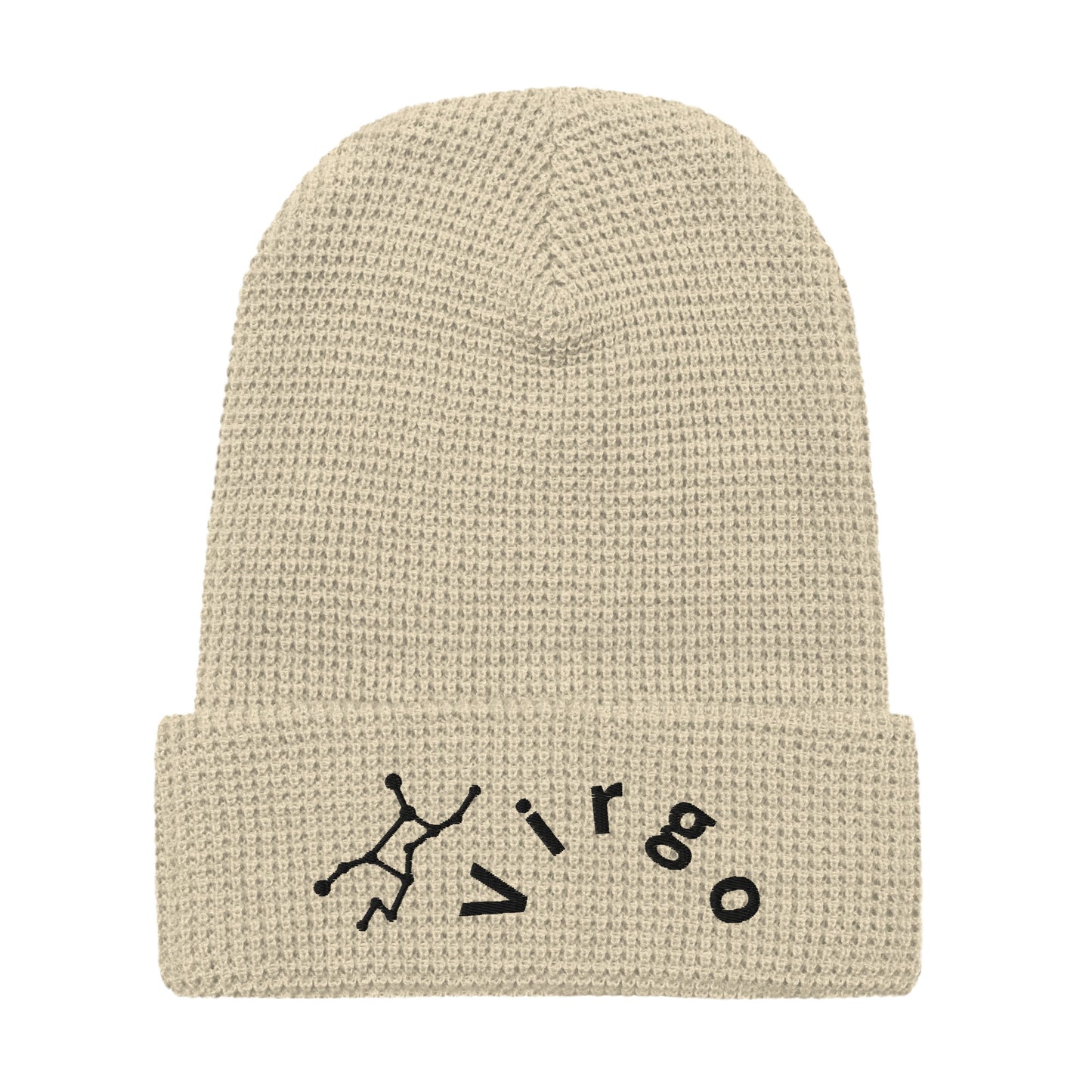 “Virgo” Waffle Beanie