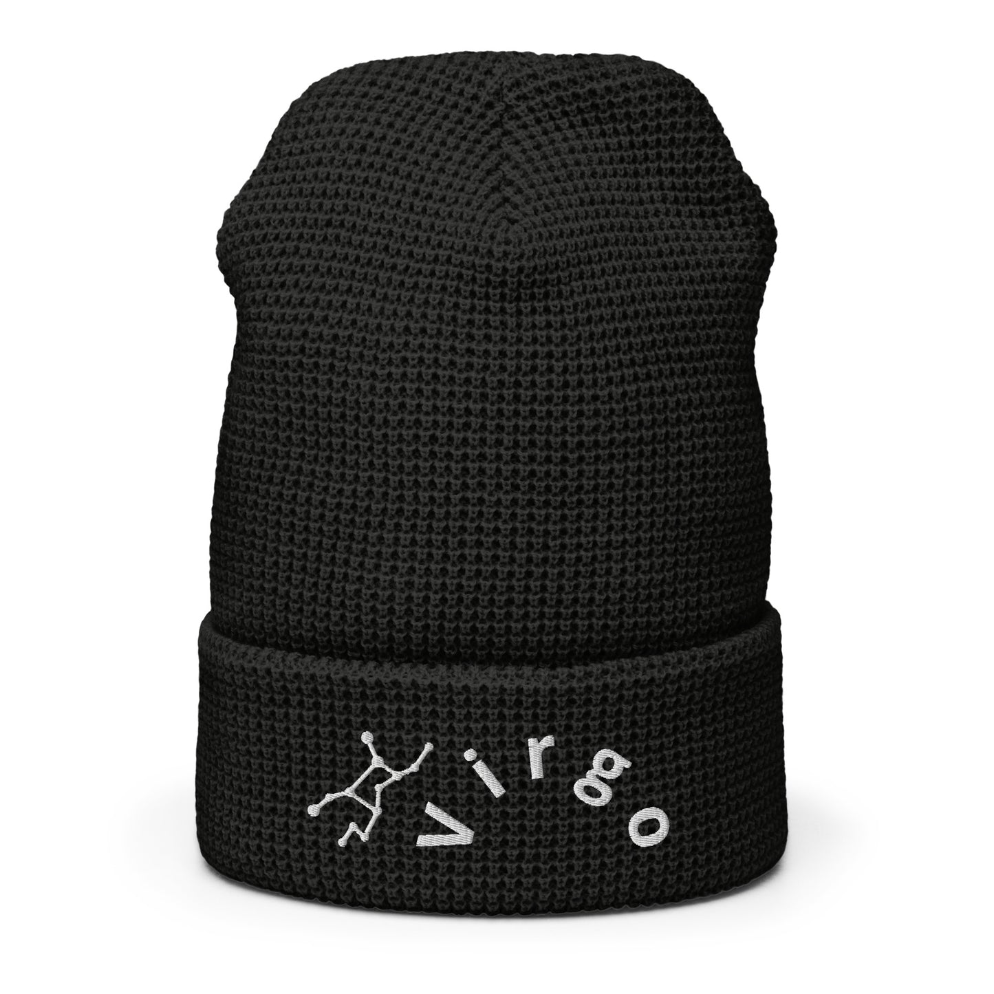 “Virgo” Waffle Beanie