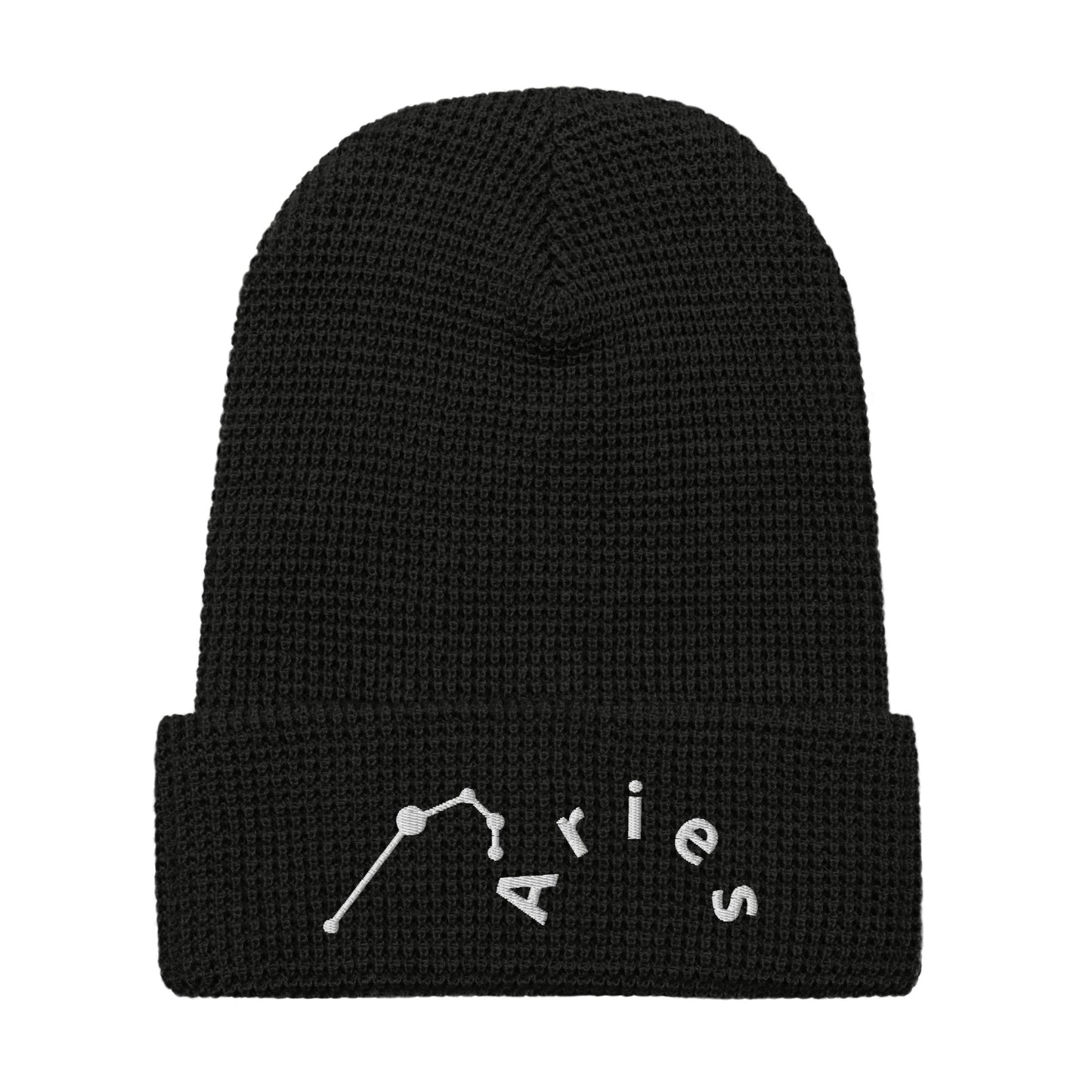 “Aries” Waffle Beanie