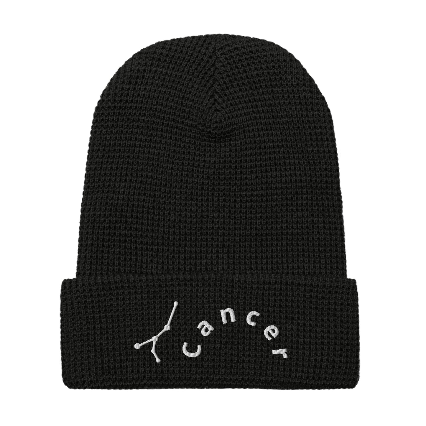 “Cancer” Waffle Beanie