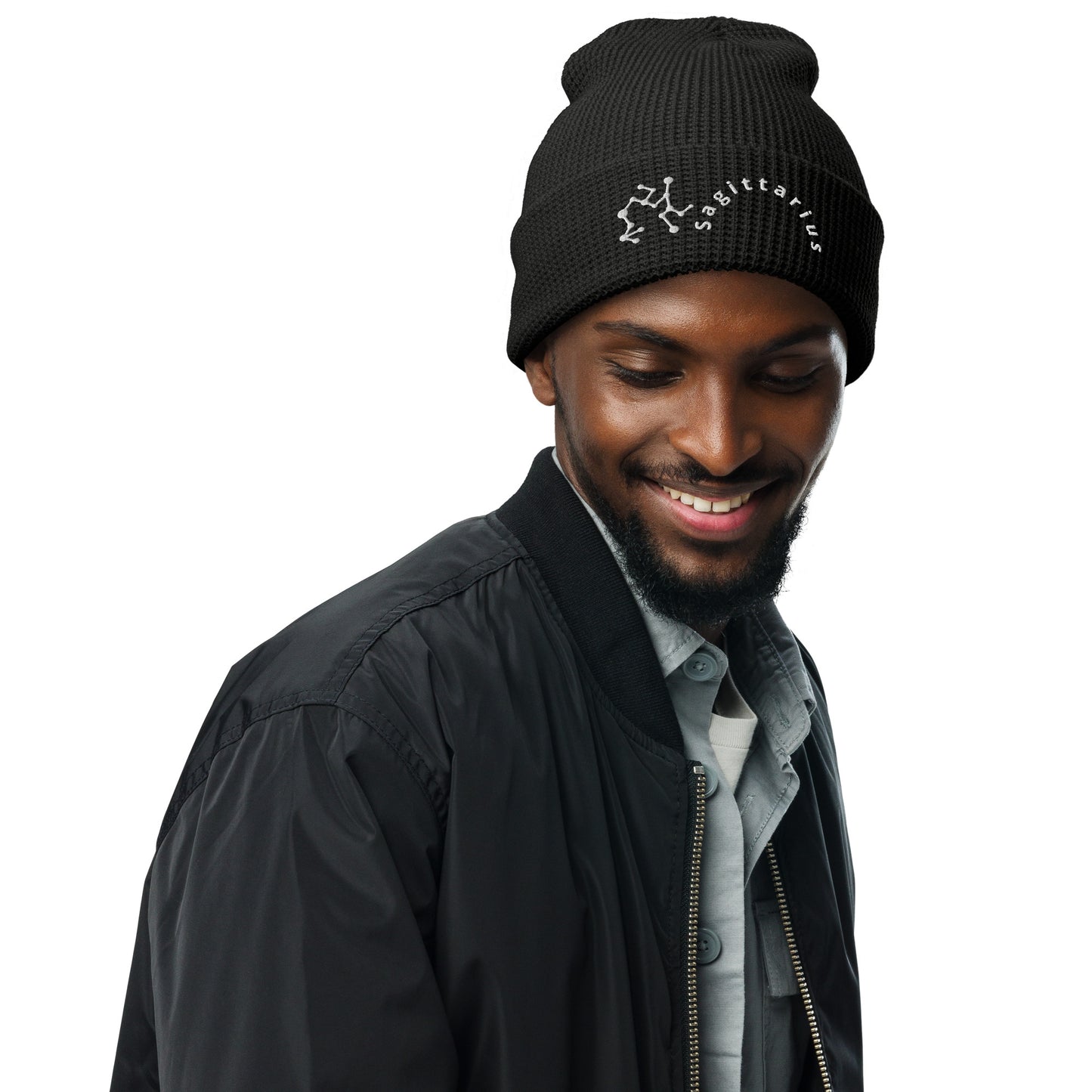 “Sagittarius” Waffle Beanie