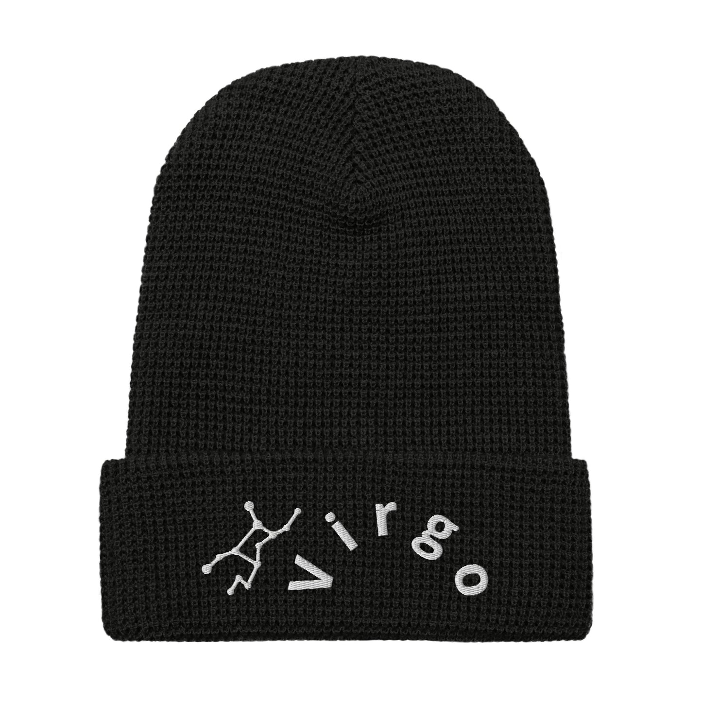 “Virgo” Waffle Beanie