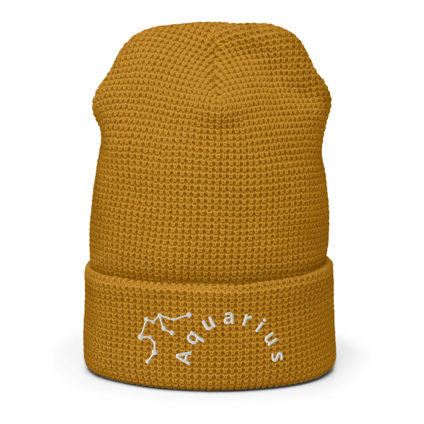 “Aquarius” Waffle Beanie