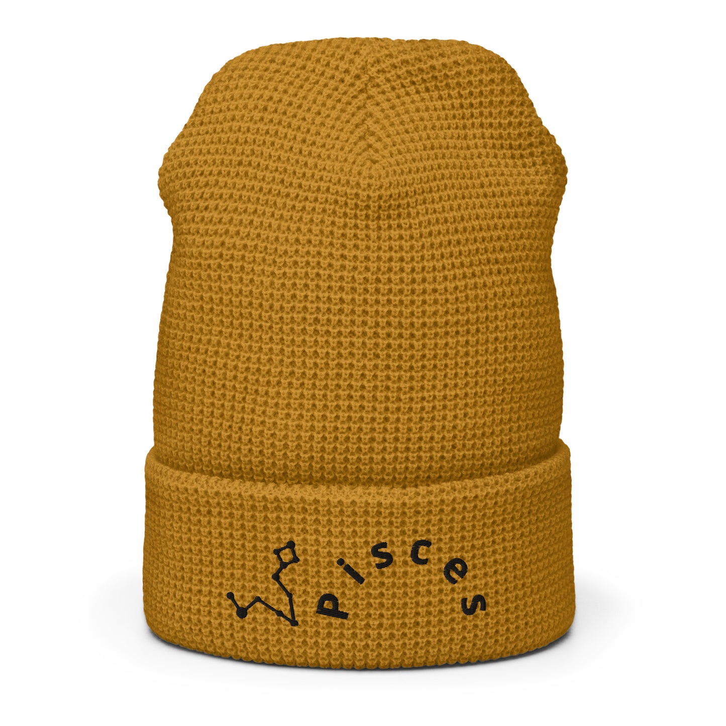 “Pisces” Waffle Beanie