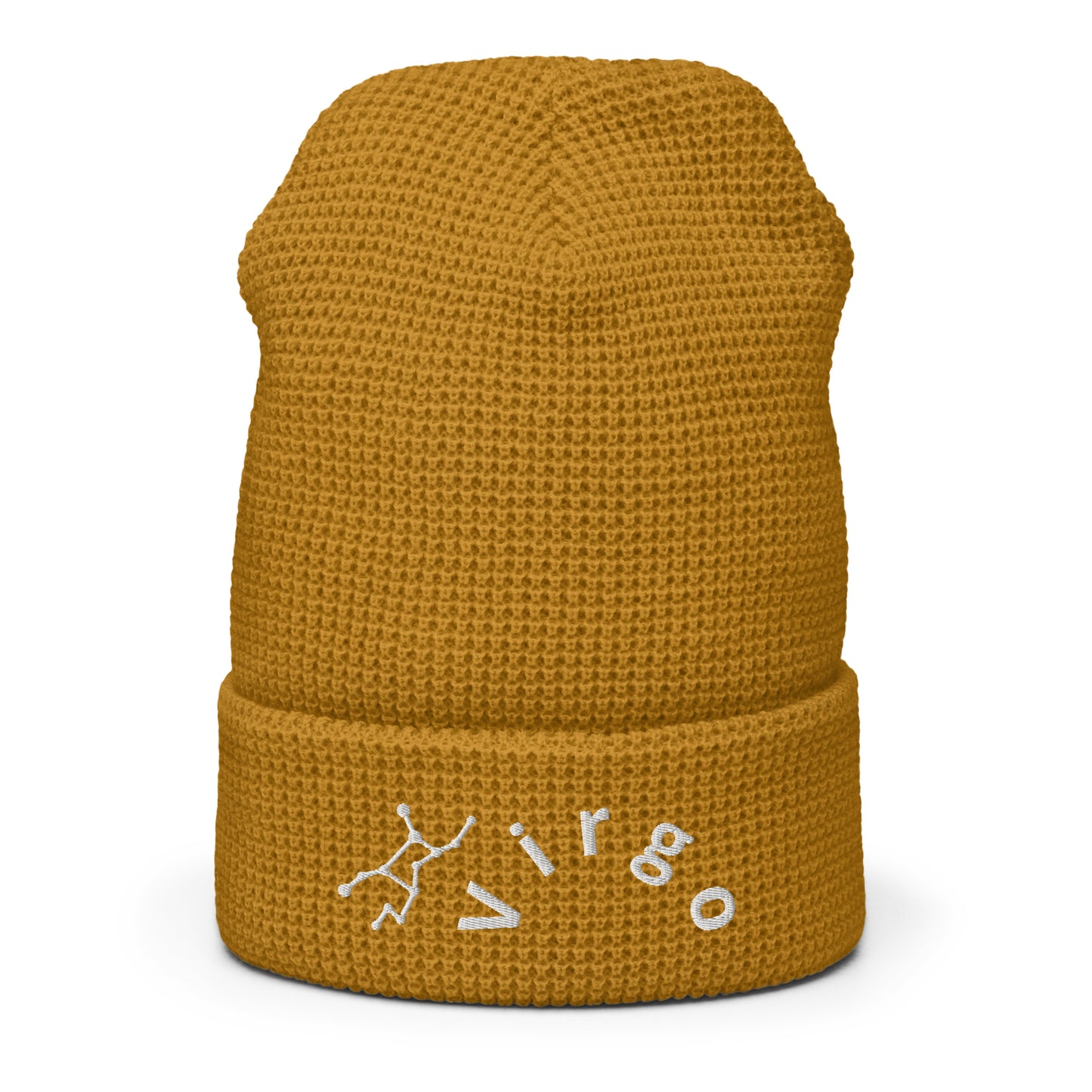 “Virgo” Waffle Beanie