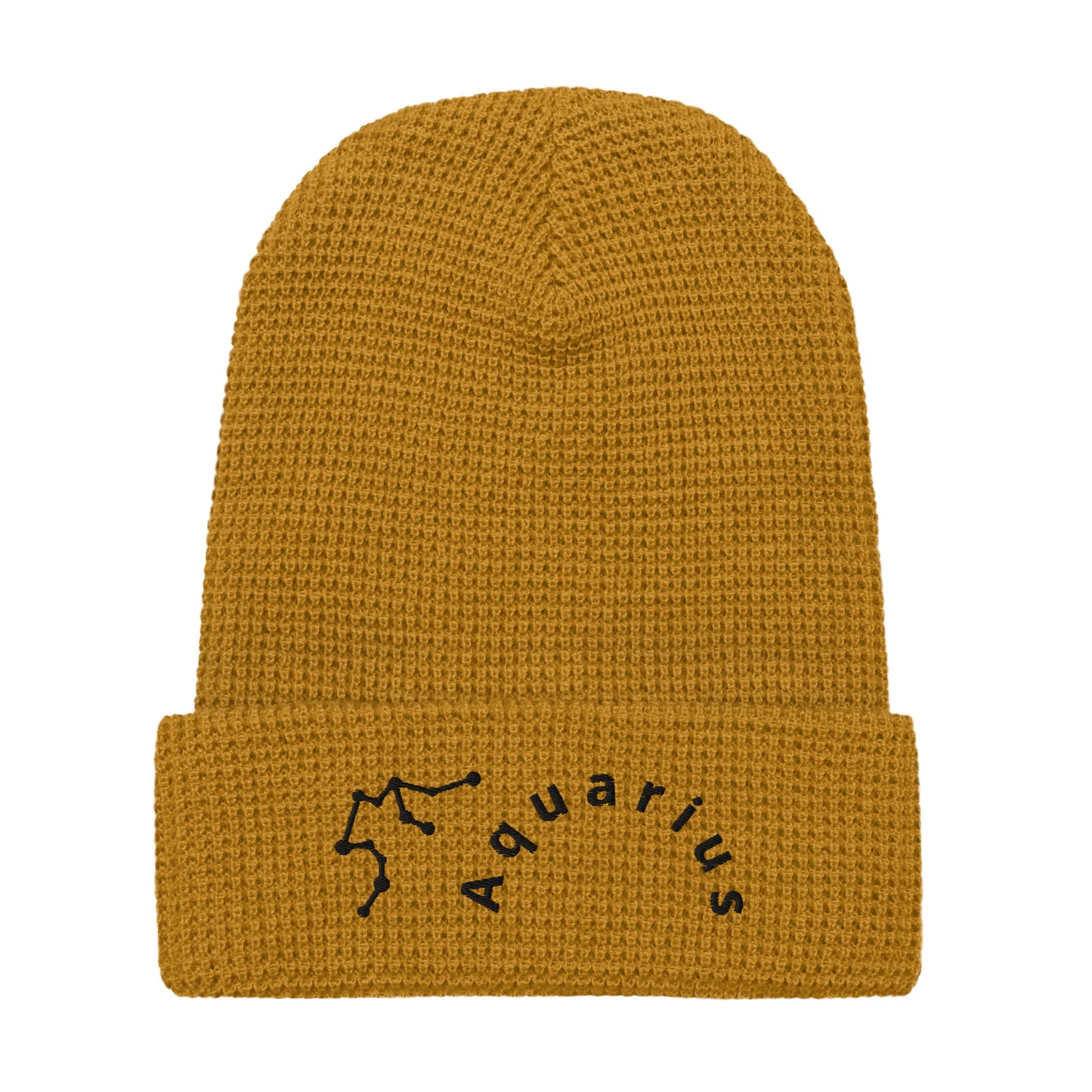 “Aquarius” Waffle Beanie
