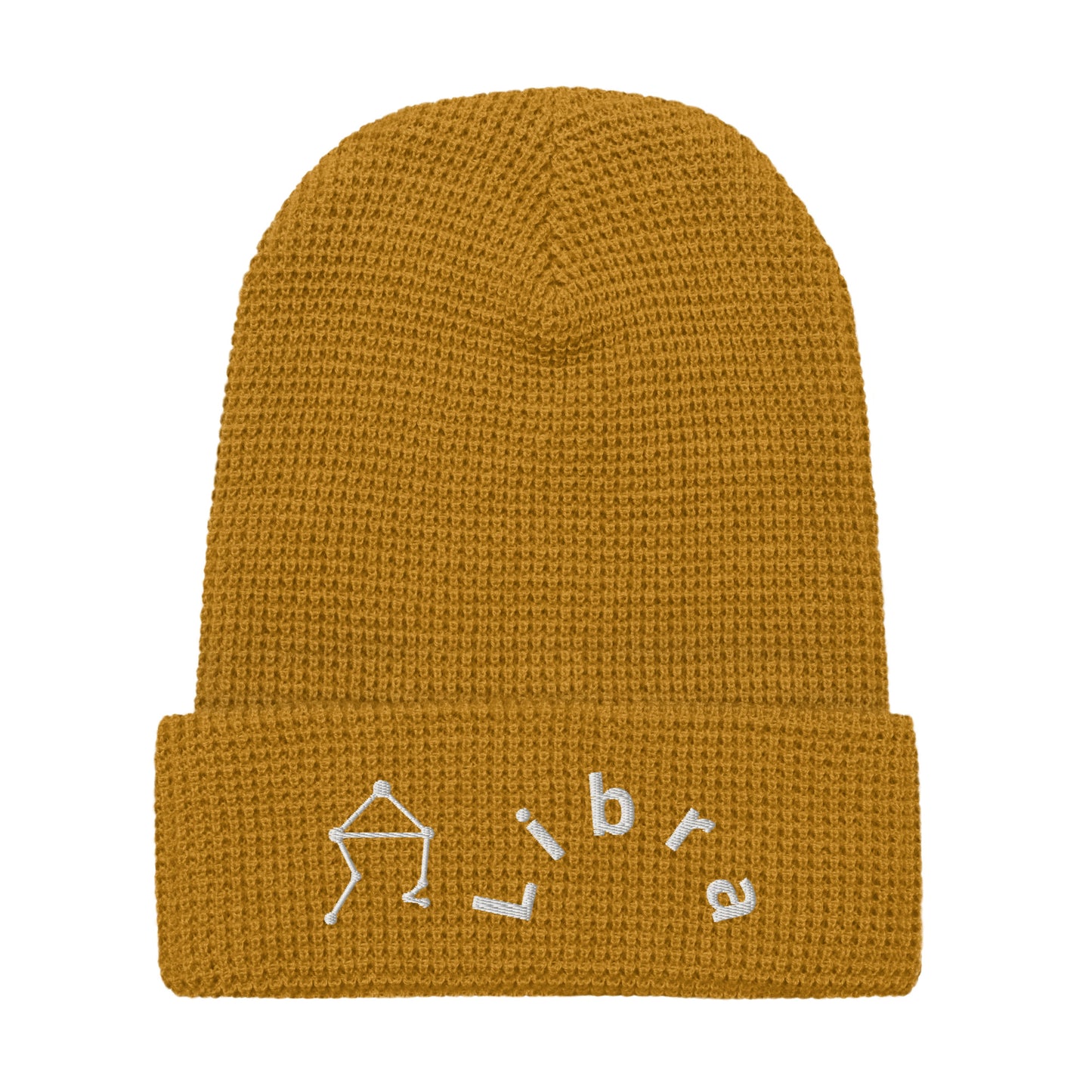“Libra” Waffle Beanie