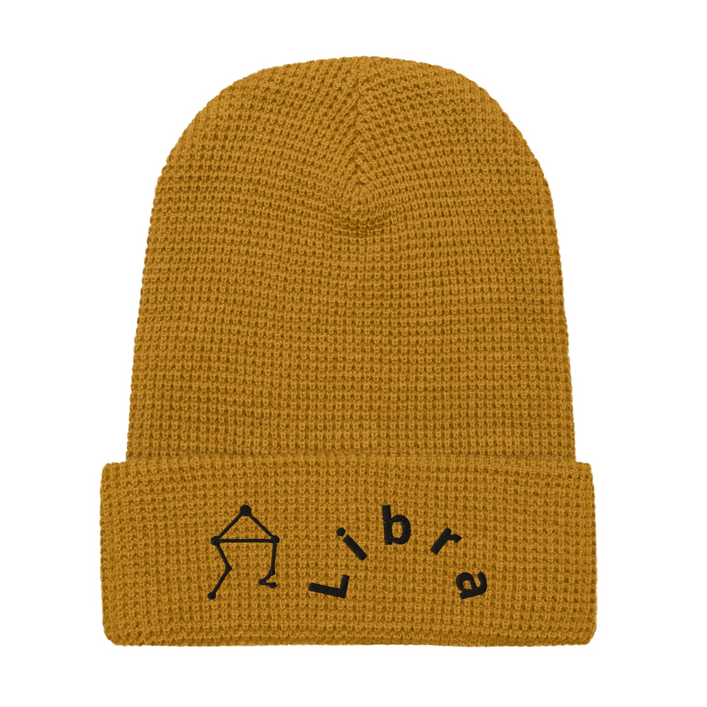 “Libra” Waffle Beanie
