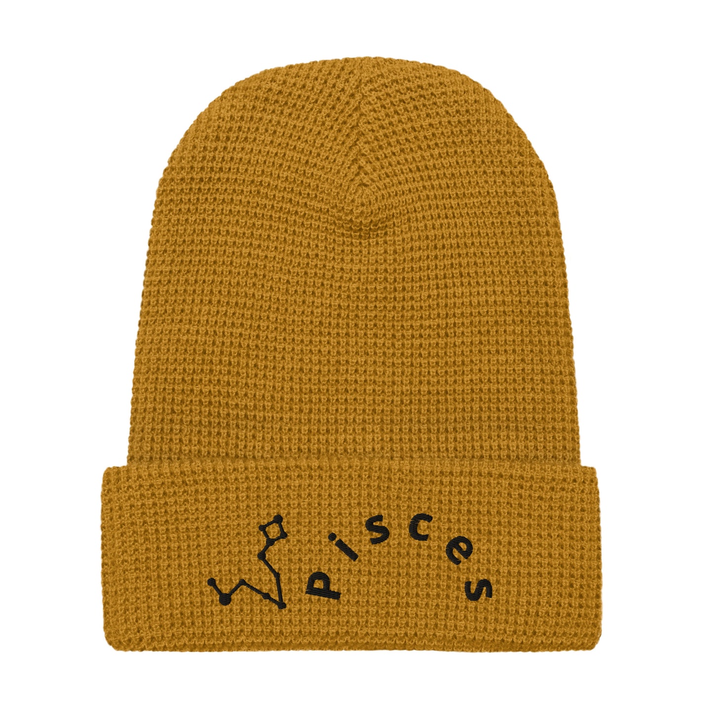 “Pisces” Waffle Beanie