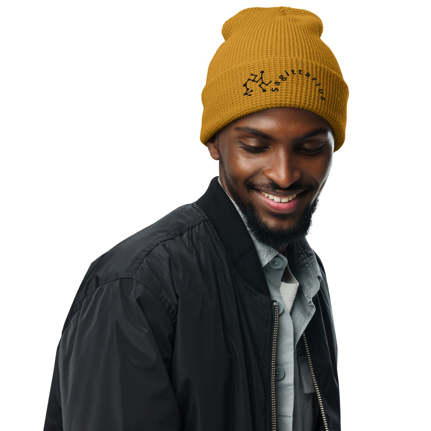 “Sagittarius” Waffle Beanie
