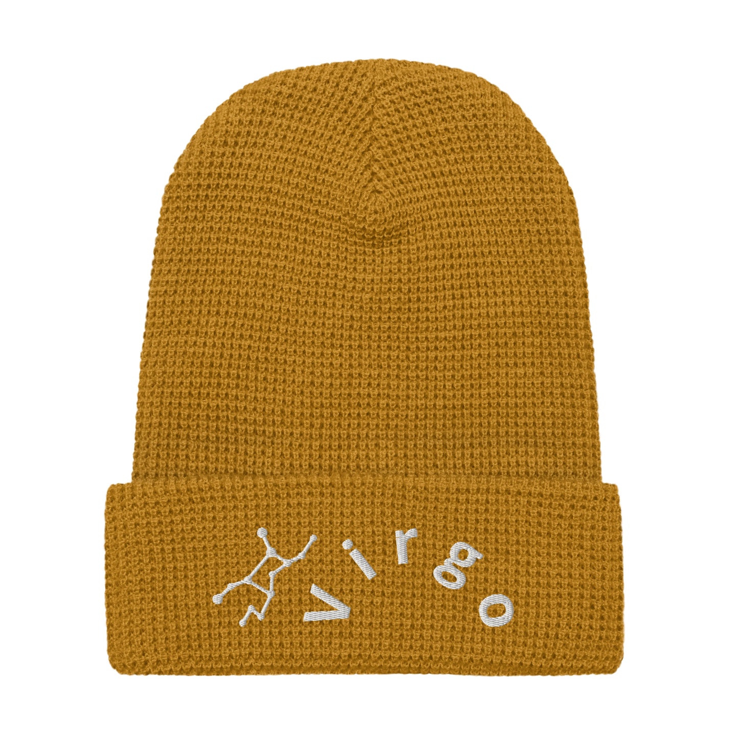 “Virgo” Waffle Beanie