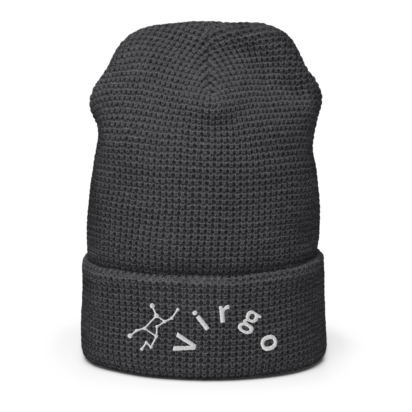 “Virgo” Waffle Beanie