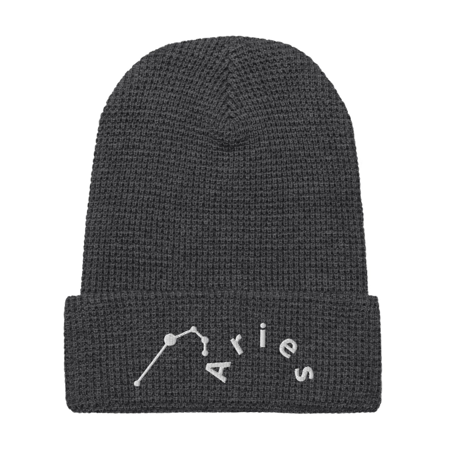 “Aries” Waffle Beanie