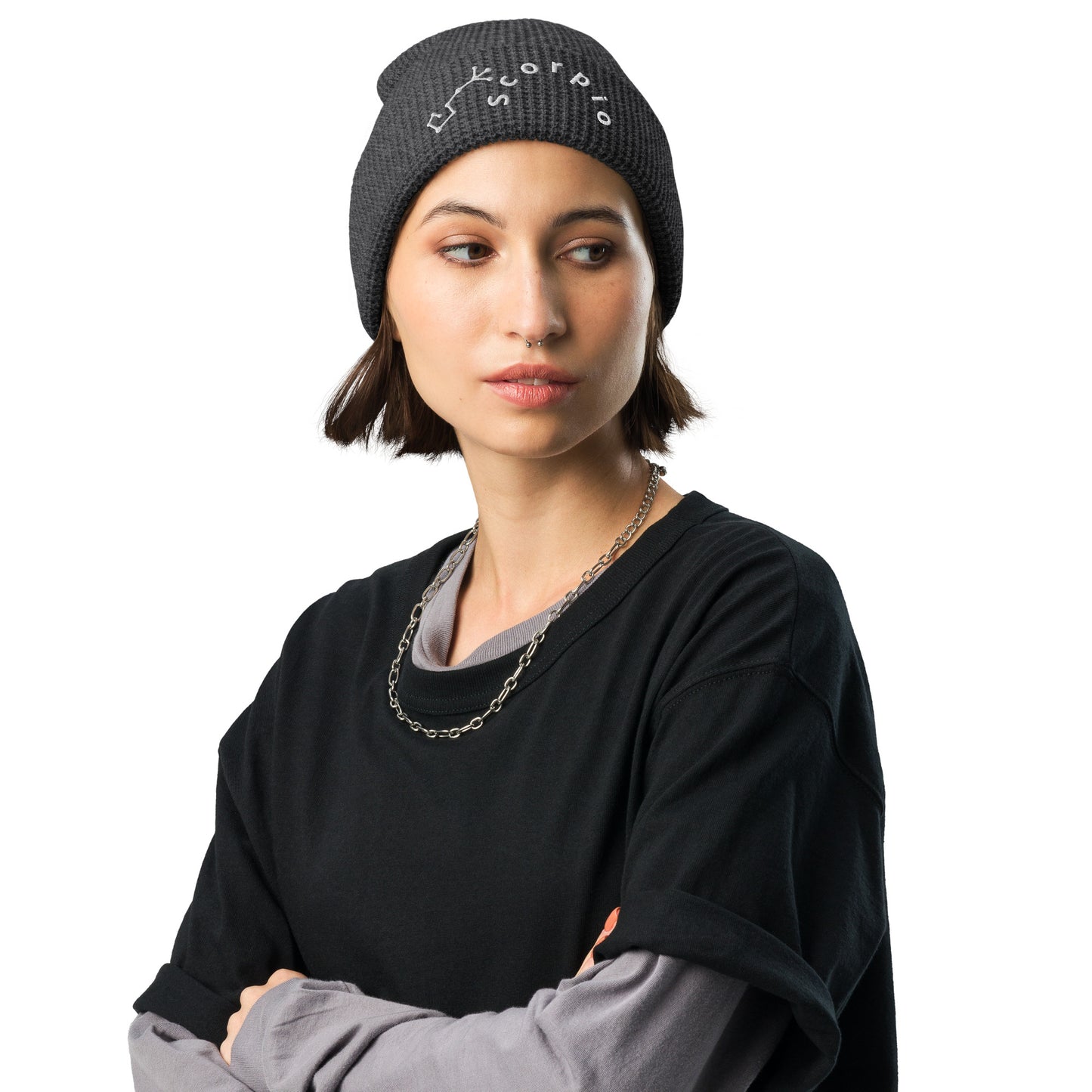 “Scorpio” Waffle Beanie