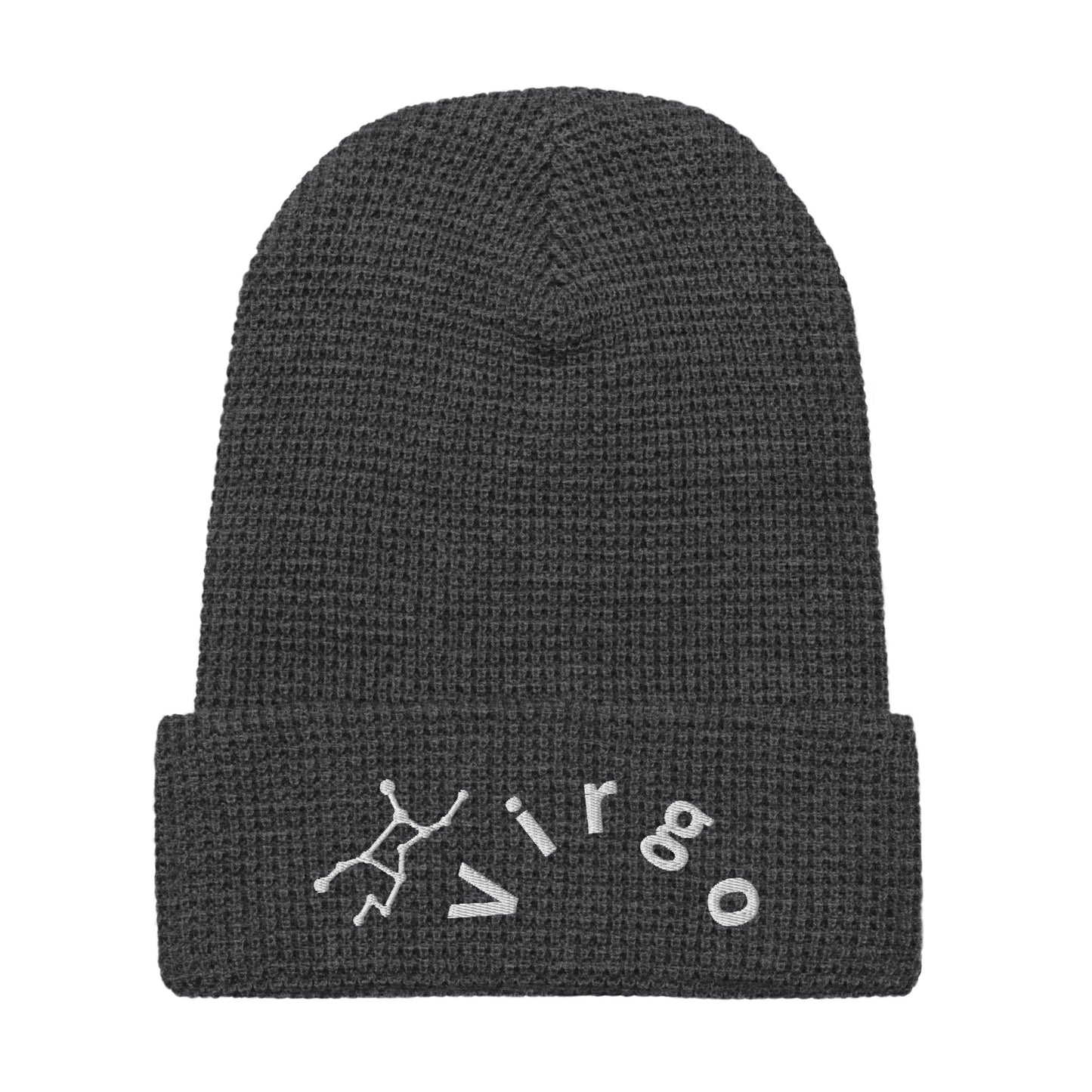 “Virgo” Waffle Beanie