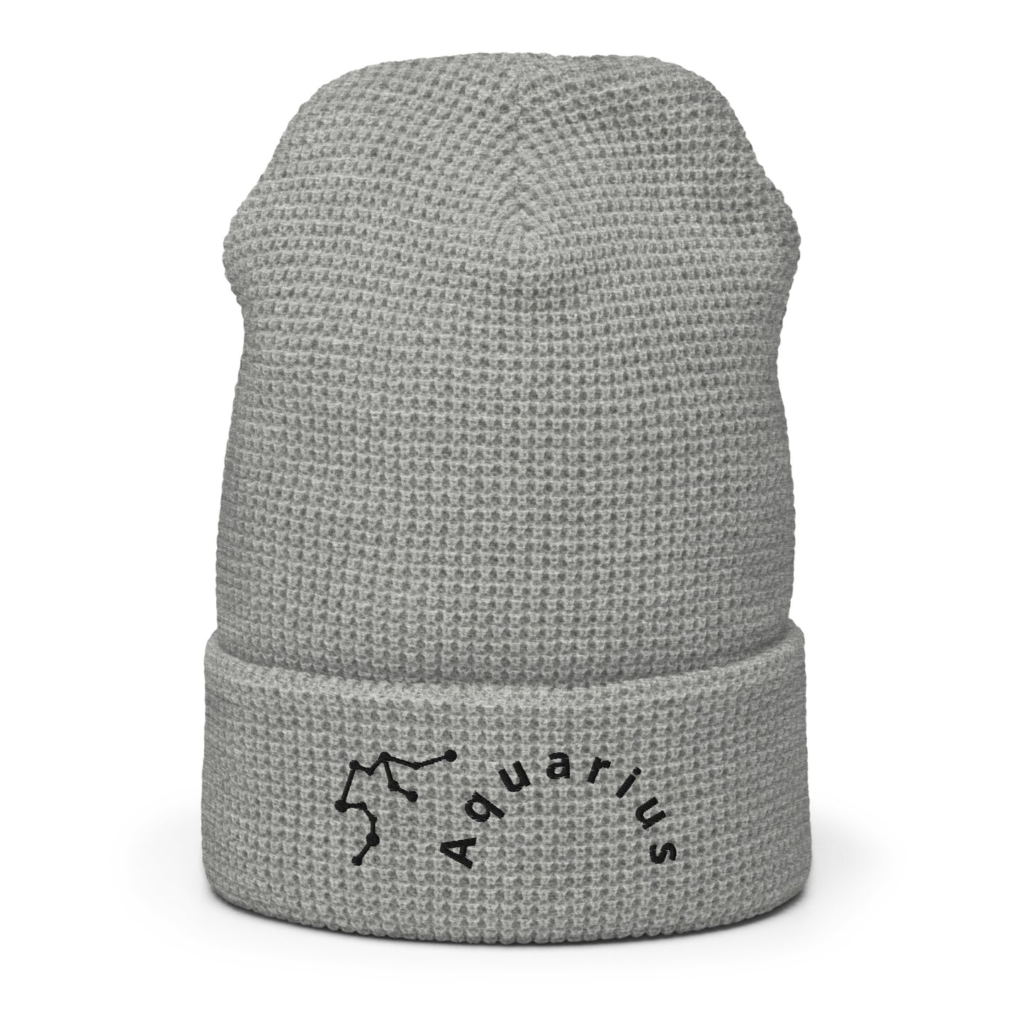 “Aquarius” Waffle Beanie