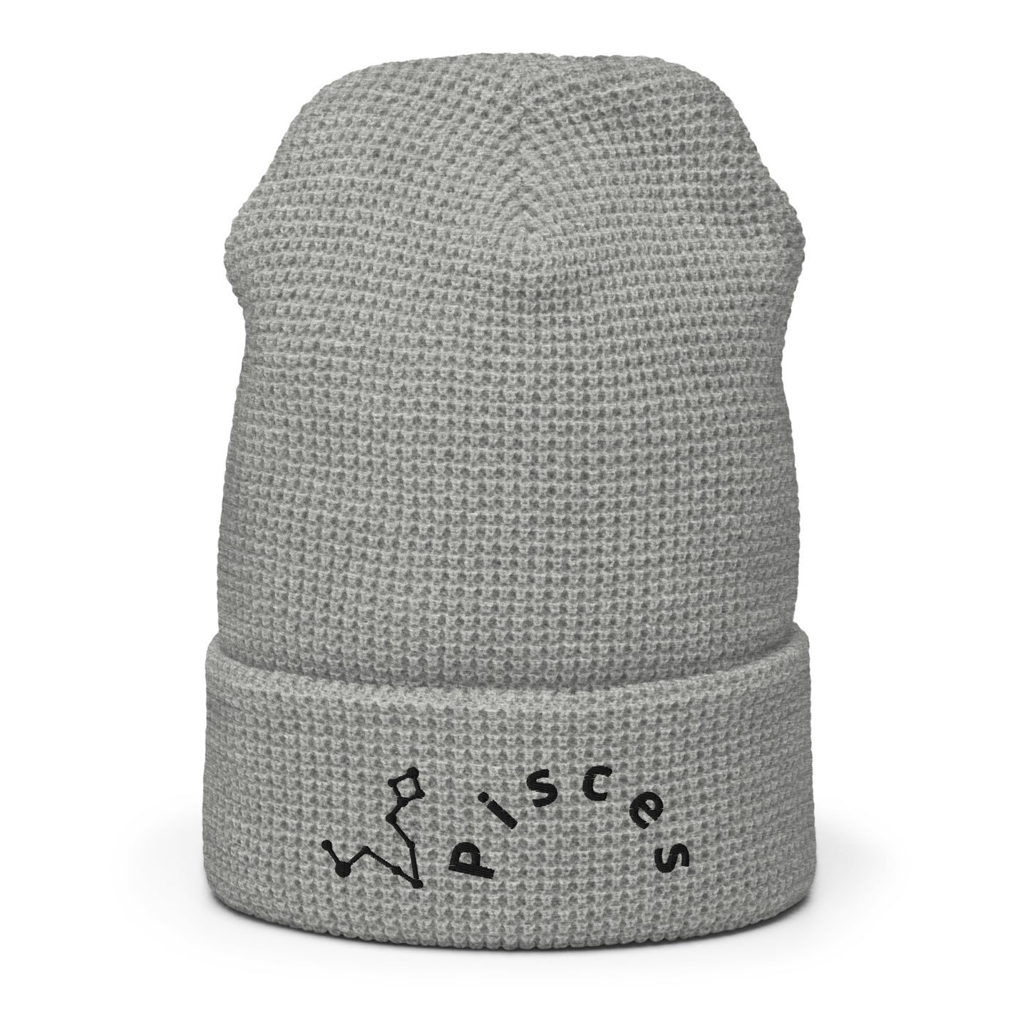 “Pisces” Waffle Beanie