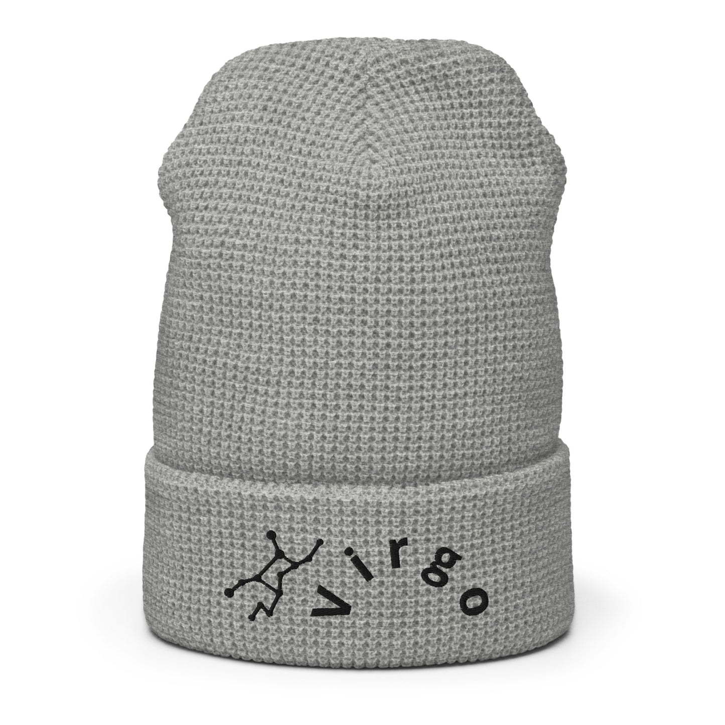 “Virgo” Waffle Beanie