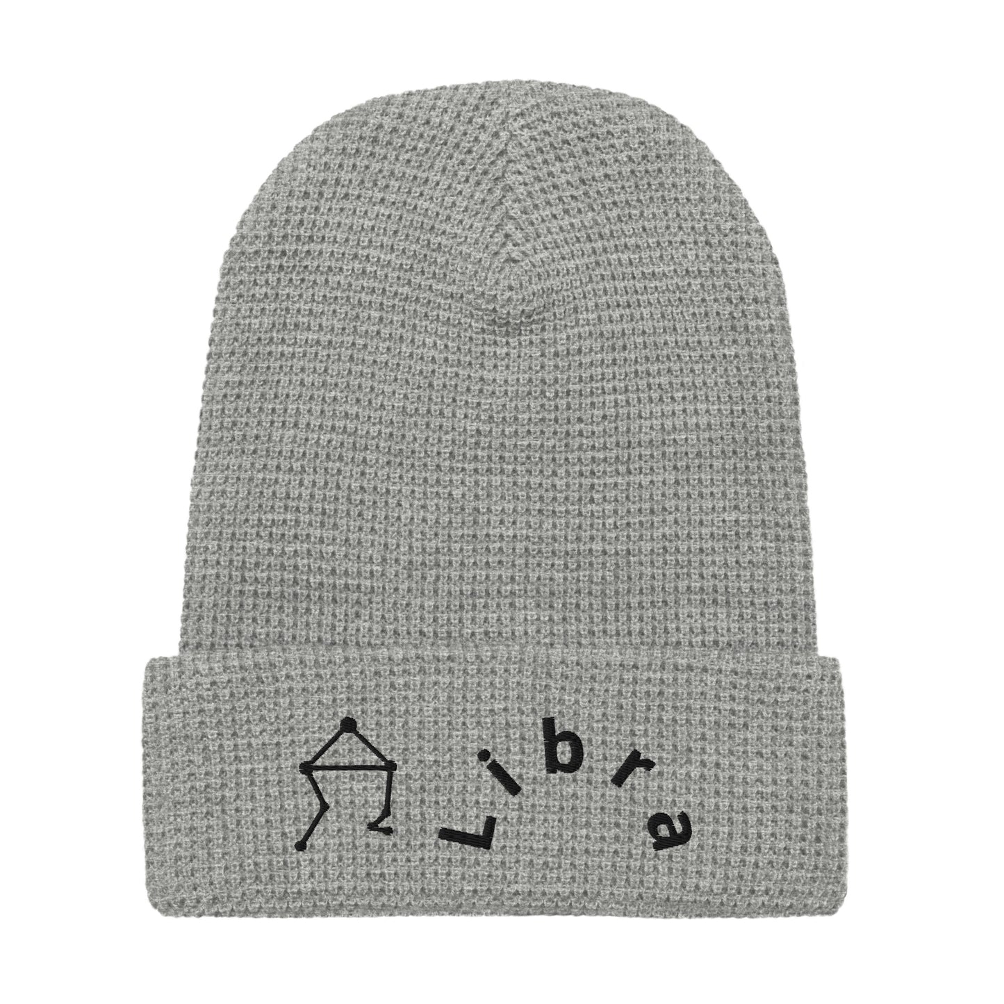 “Libra” Waffle Beanie