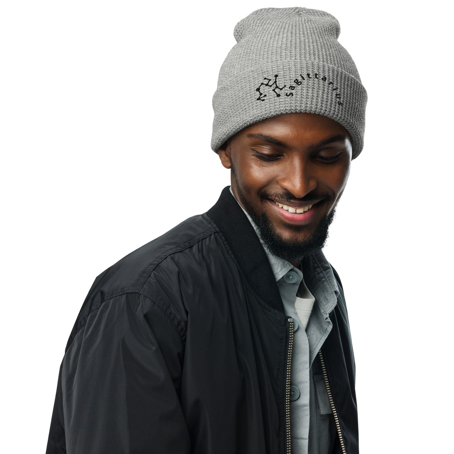 “Sagittarius” Waffle Beanie