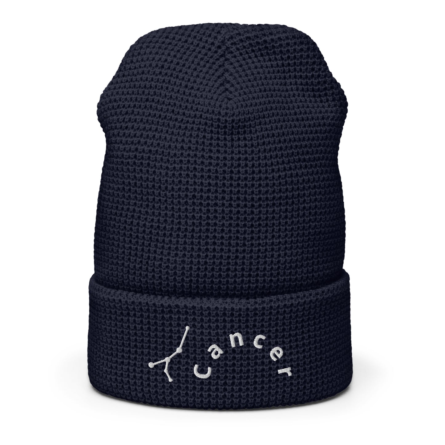 “Cancer” Waffle Beanie