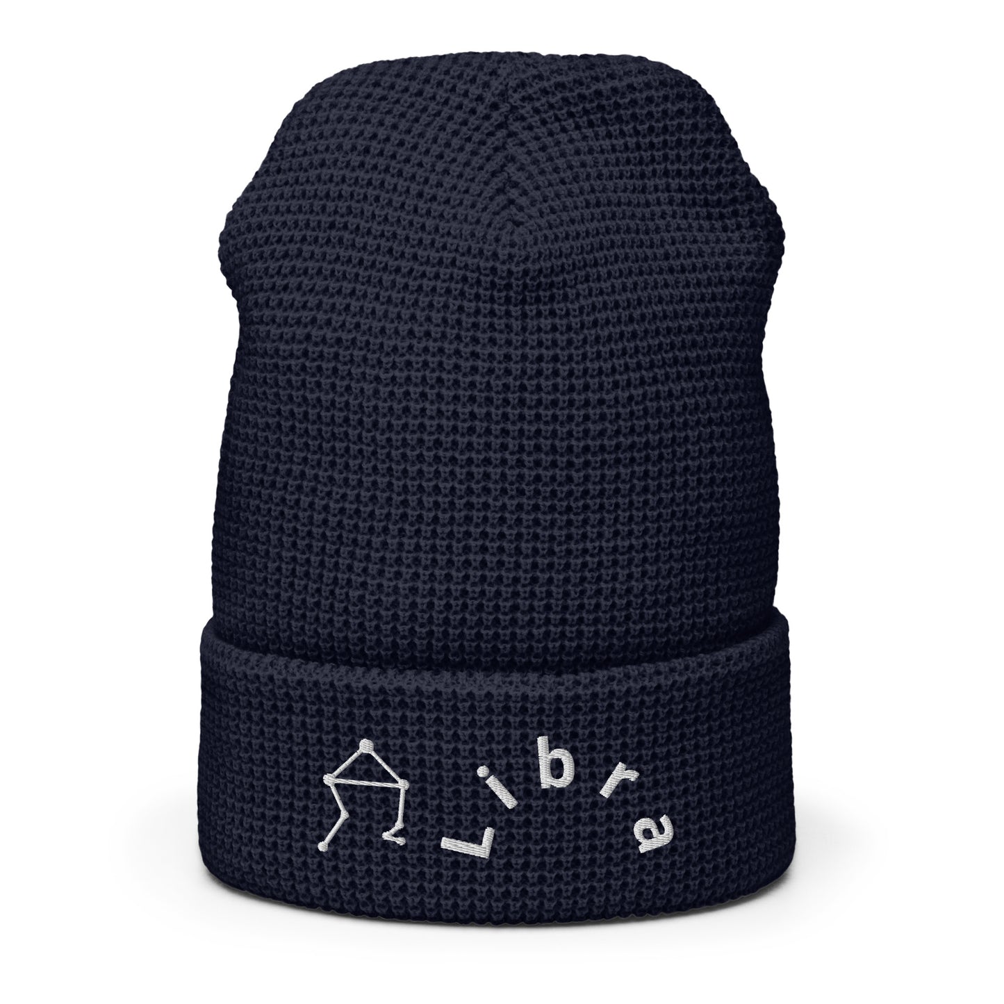“Libra” Waffle Beanie