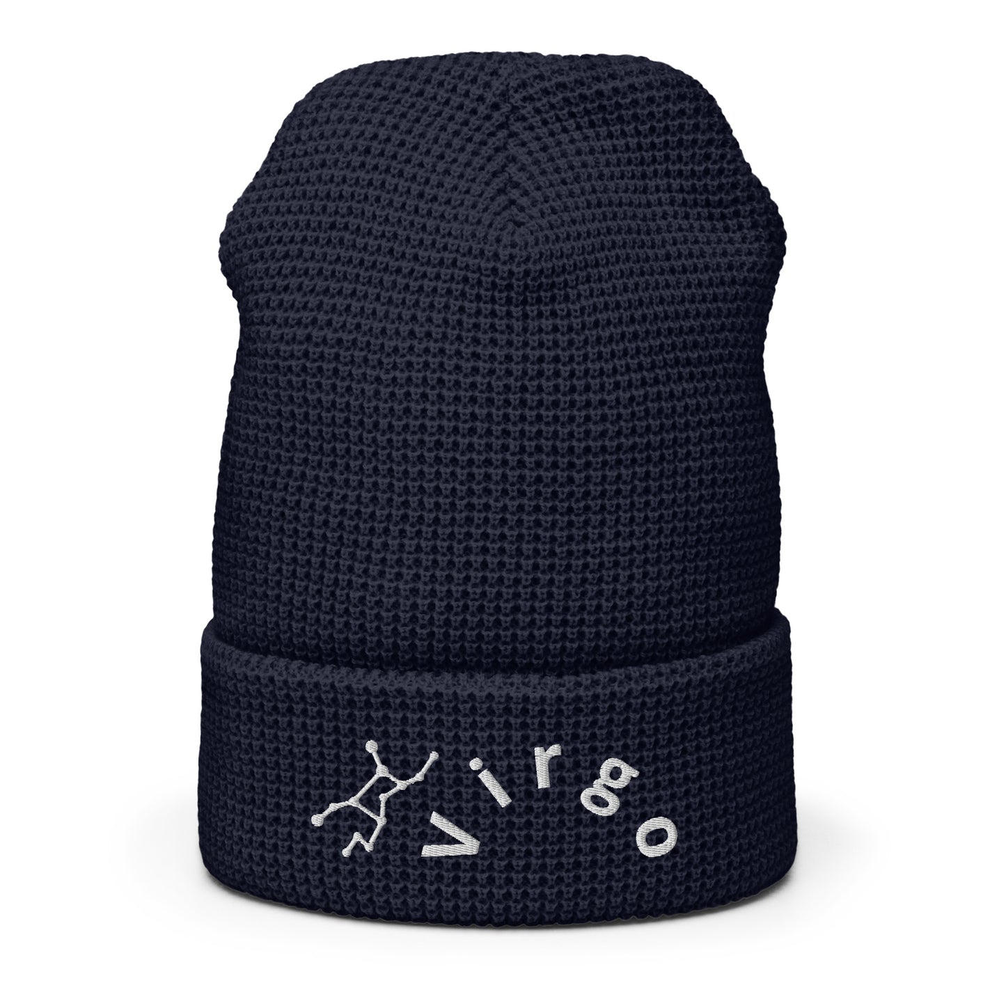 “Virgo” Waffle Beanie
