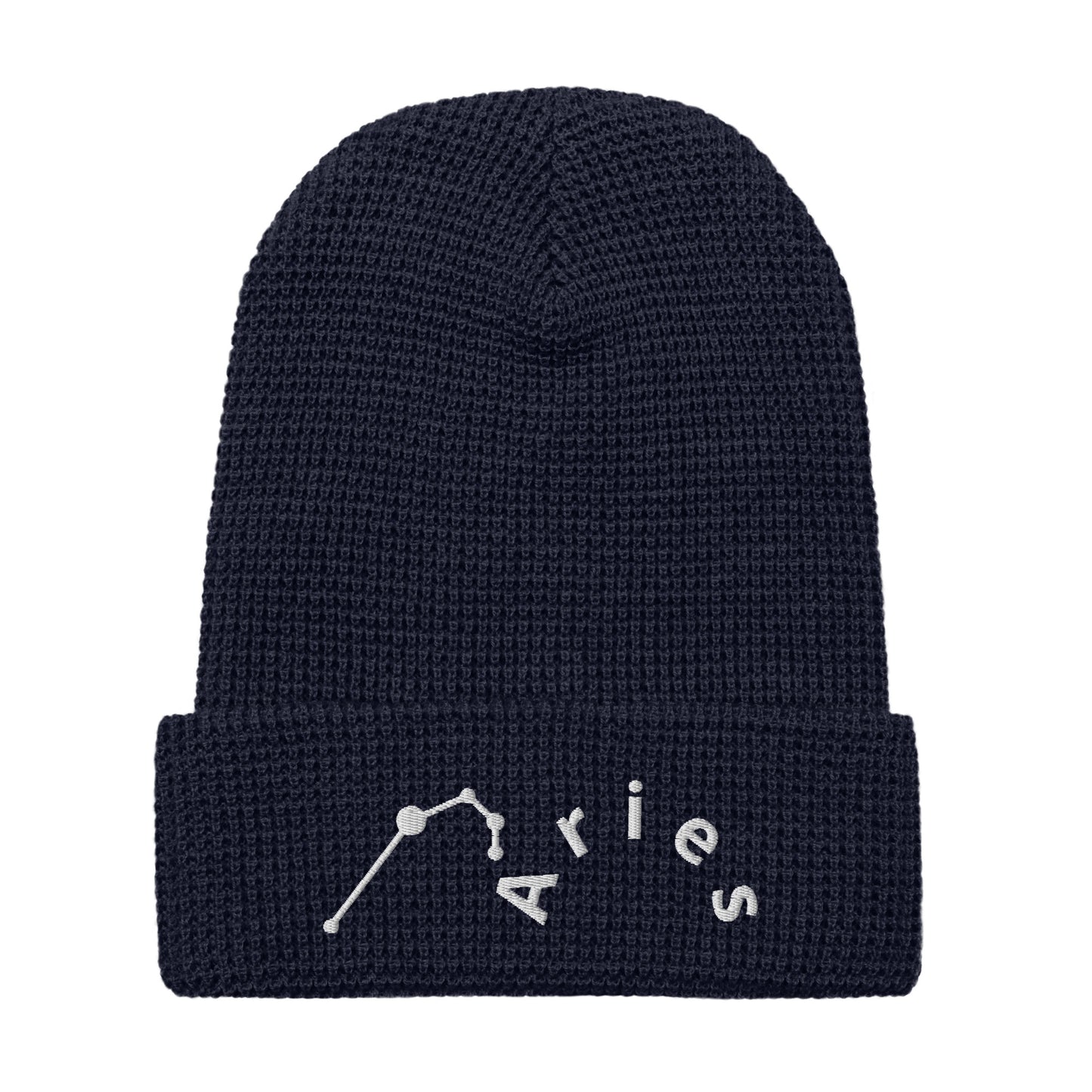 “Aries” Waffle Beanie
