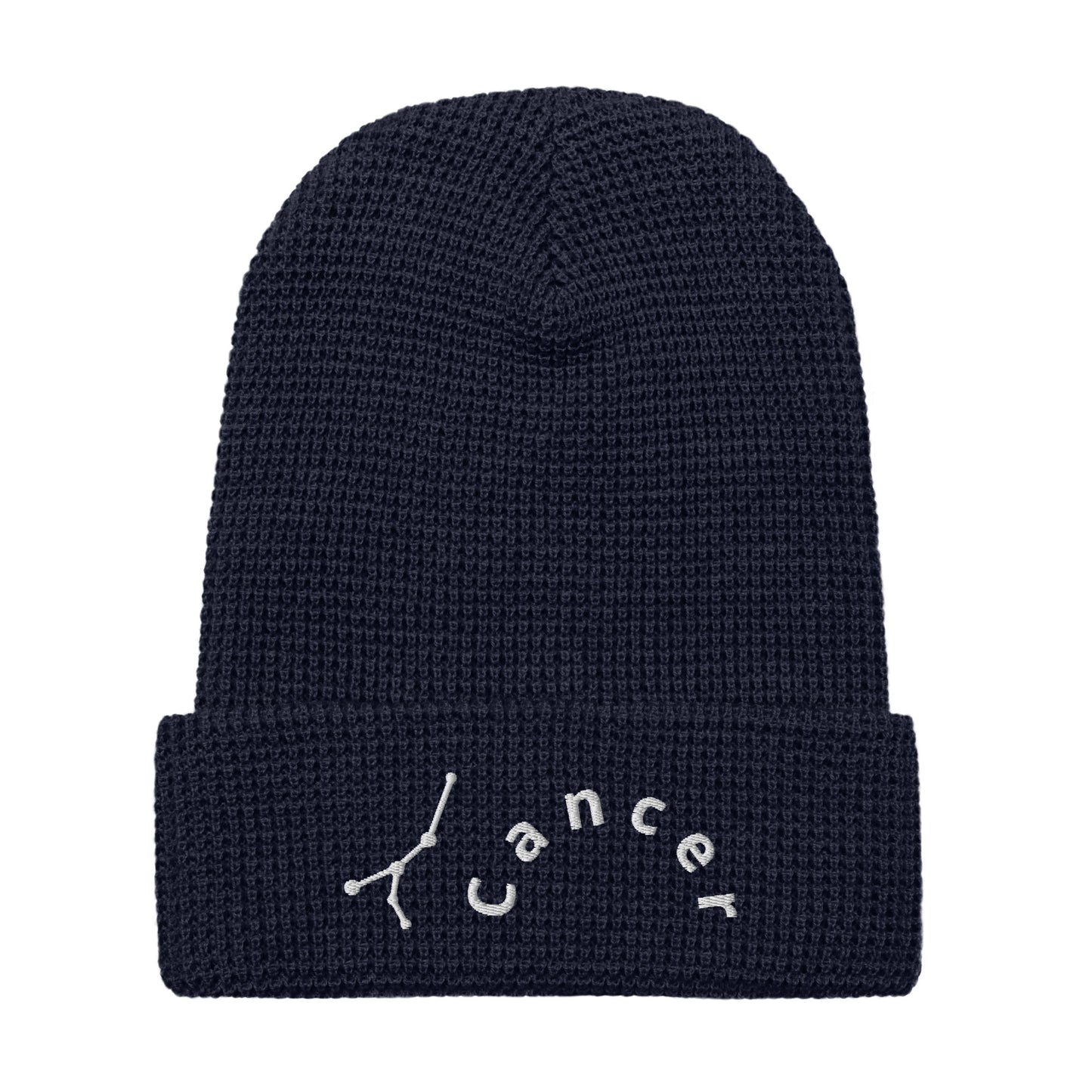 “Cancer” Waffle Beanie
